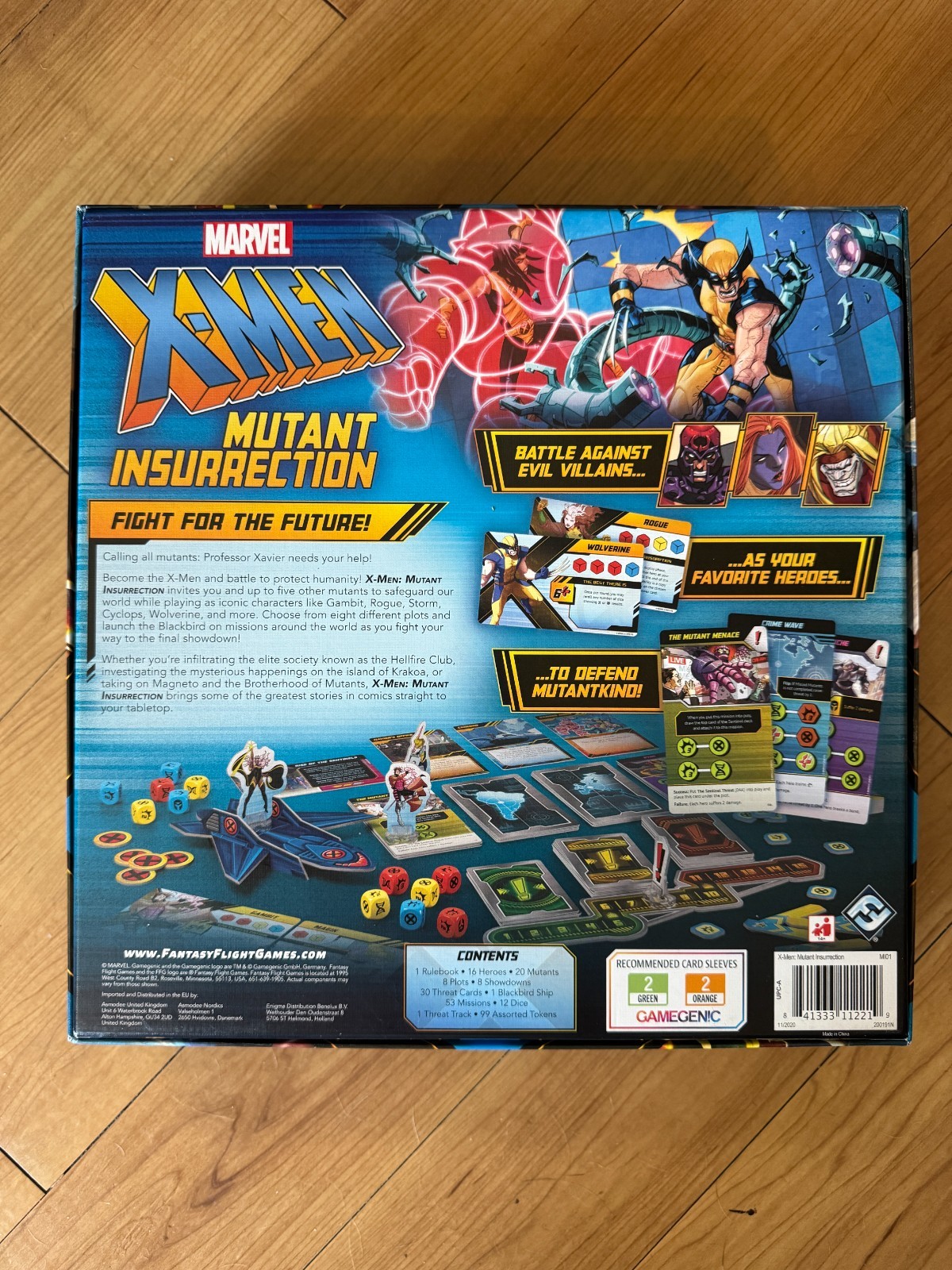Marvel X-Men: Mutant Insurrection Board Game Complete Excellent Condition