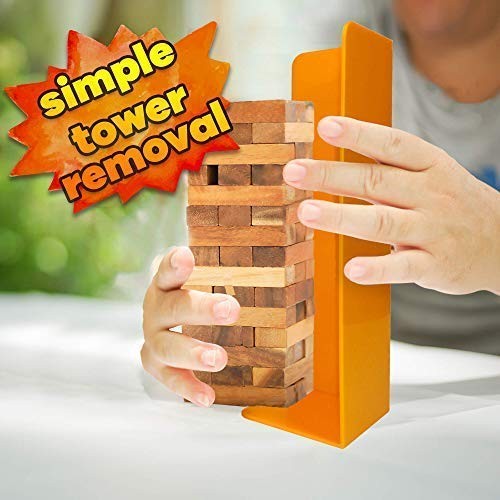 Wood Block Tower Stacking Tray Game Accessory Ages 6 to Adult – Compatible wi…