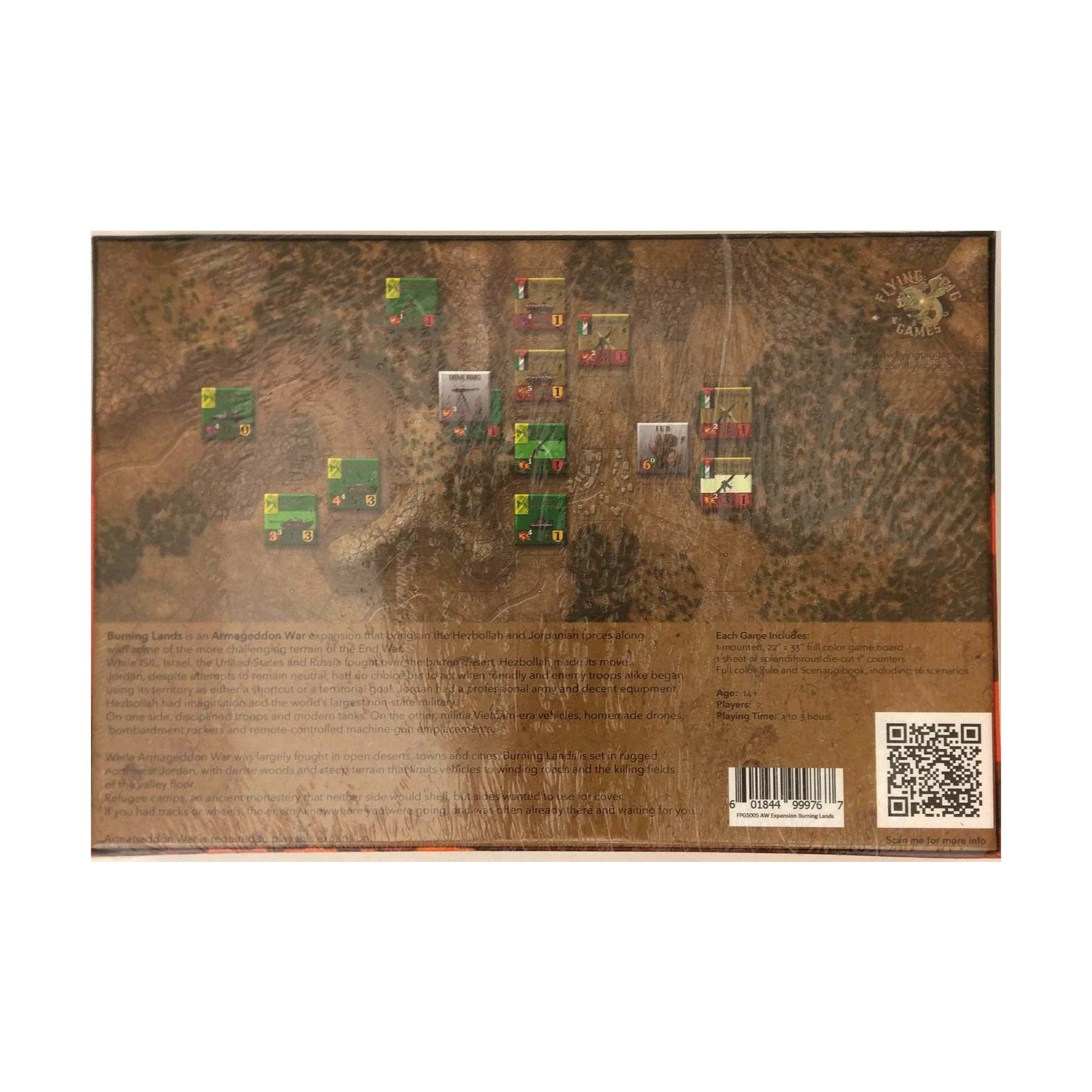 Flying Pig Armageddon War Flying Pig Games Burning Lands Expansion Box VG+/NM