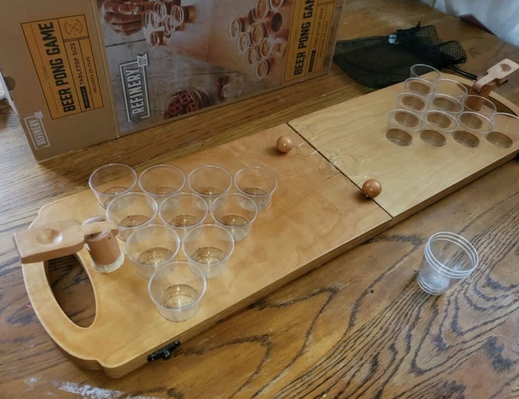 Mini Beer Pong Game-see Description