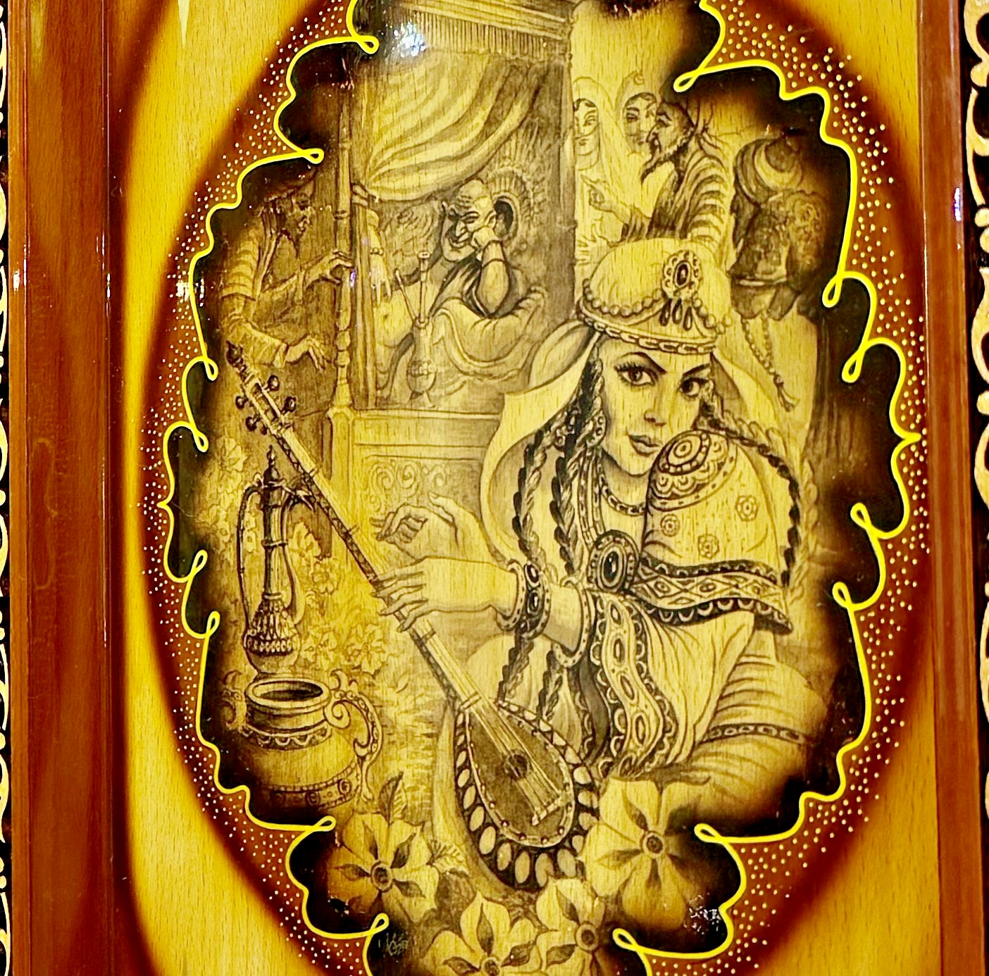 Own the Only One – Luxury Walnut Wood Backgammon Chess Board Handmade 24 In