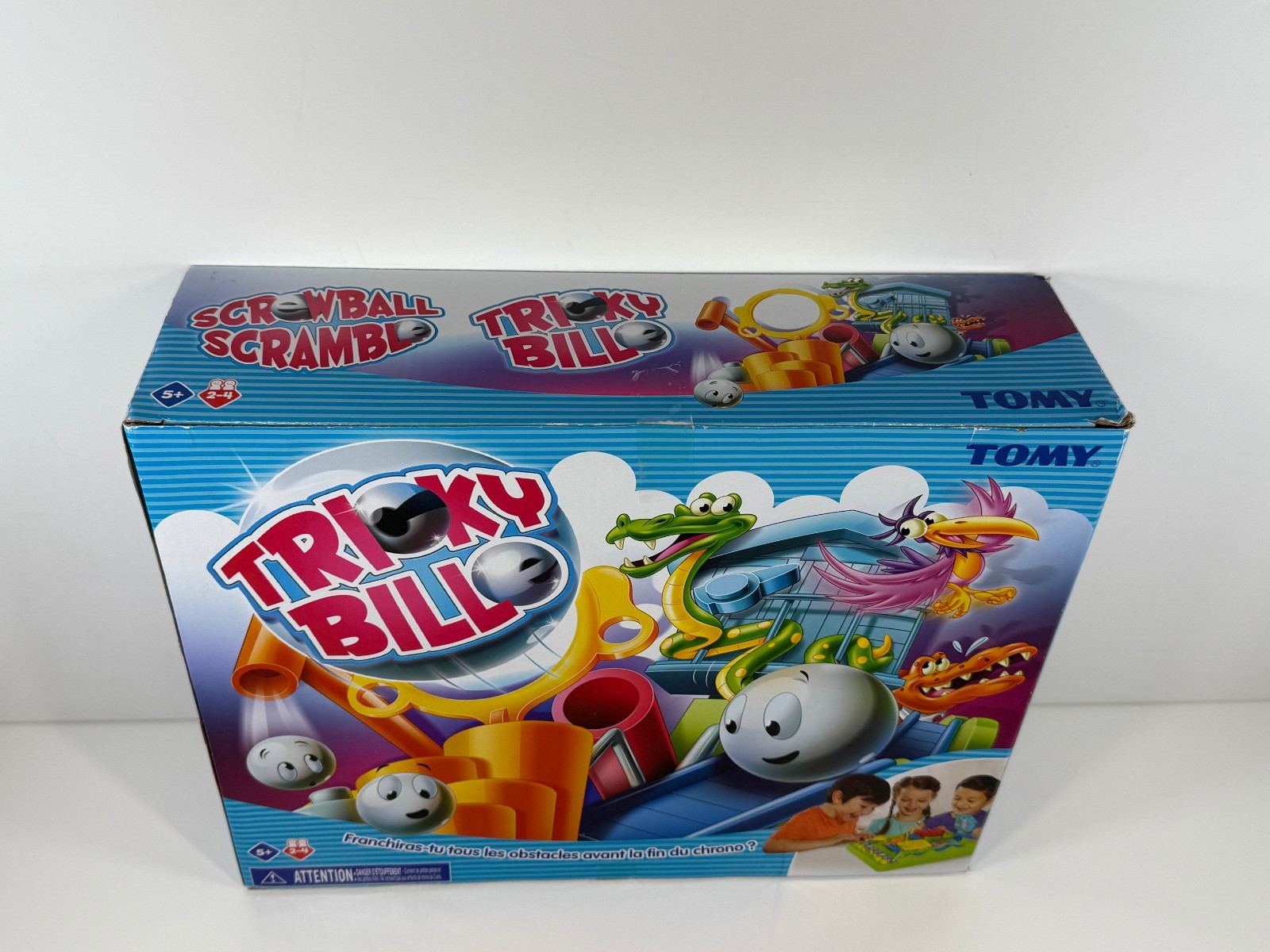 Tomy Screwball Scramble Tricky Bille Classic Retro Action Board Game Ball Maze