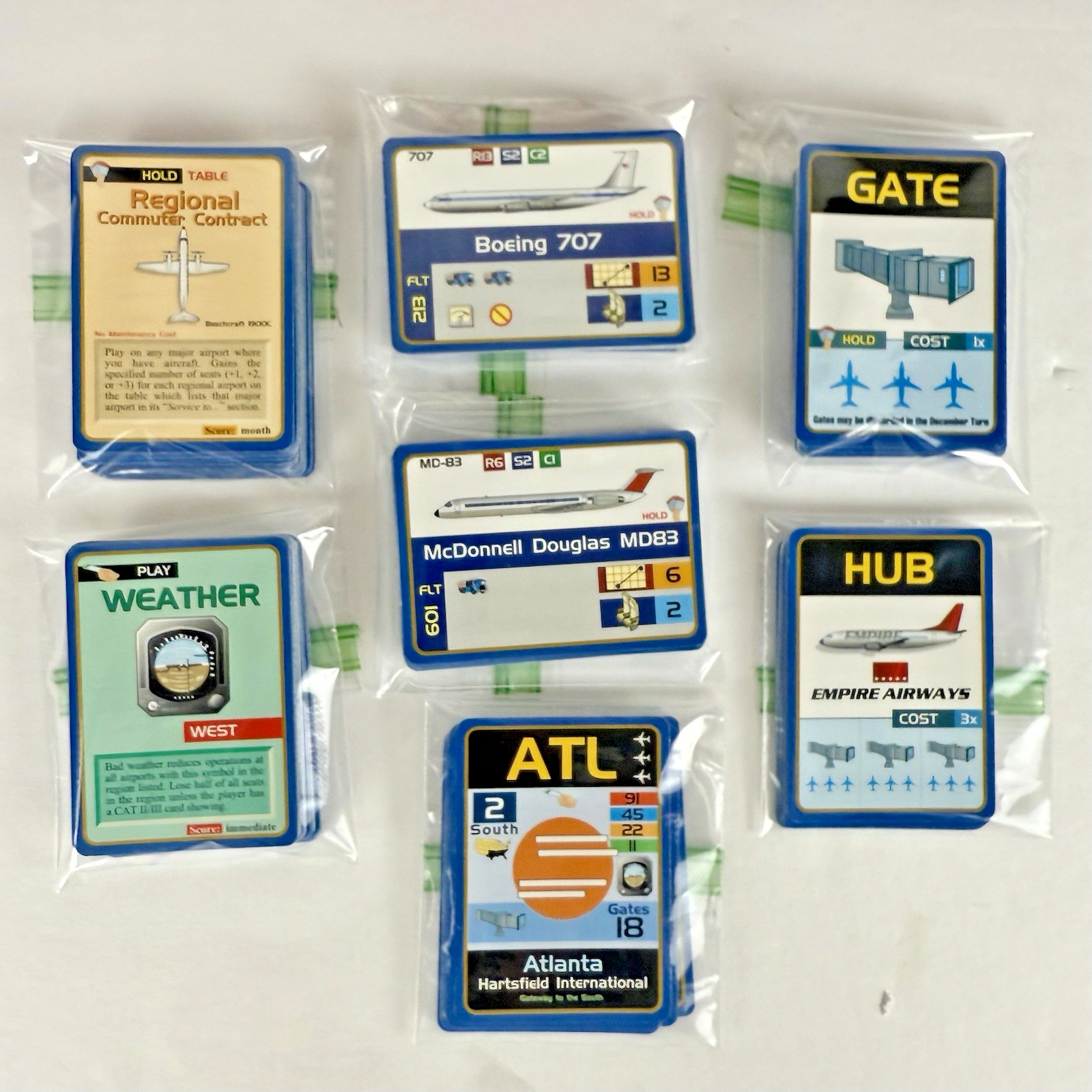 Airlines 2 United States – COMPLETE – Avalanche Press 1998 – 220 Cards