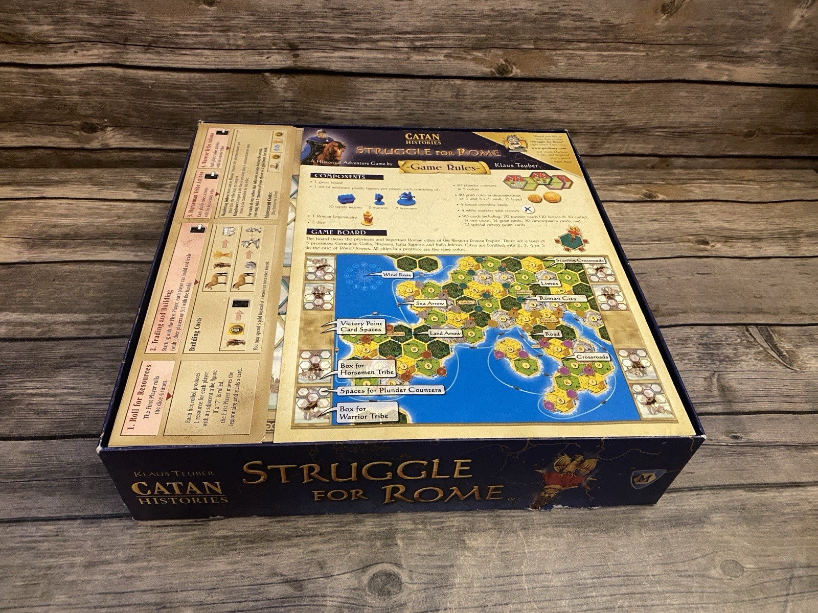 Catan Histories Struggle for Rome COMPLETE Klaus Teuber Mayfair Games 3202