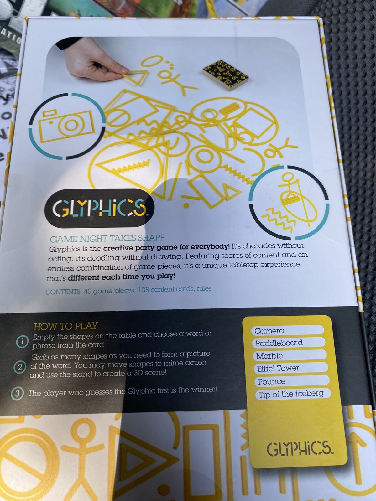 Big G Creative: Glyphics, Creative Party Game, Game Night Takes Shape 3+ Players