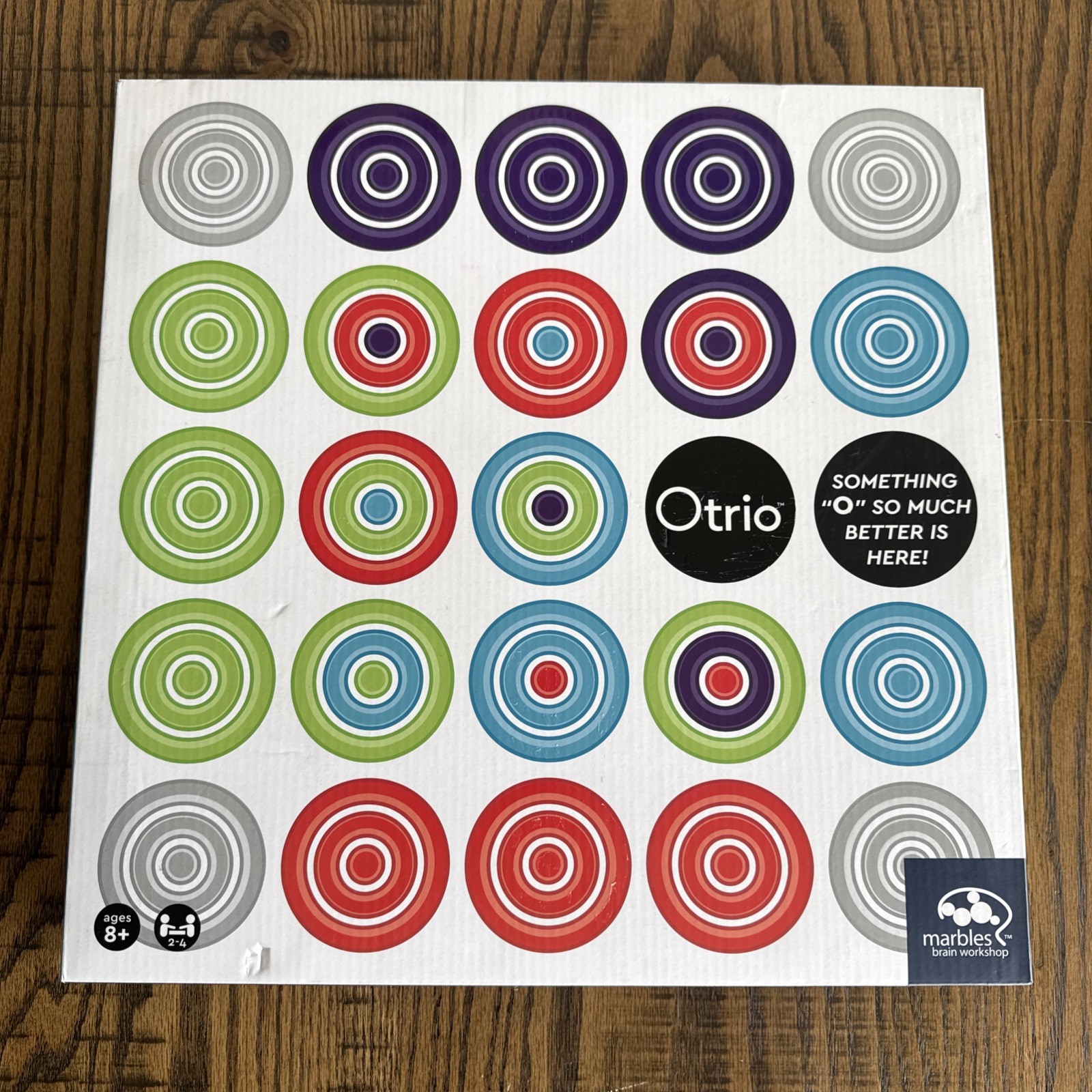 OTRIO DELUXE Board Game 100% COMPLETE EUC Marbles Brain Workshop