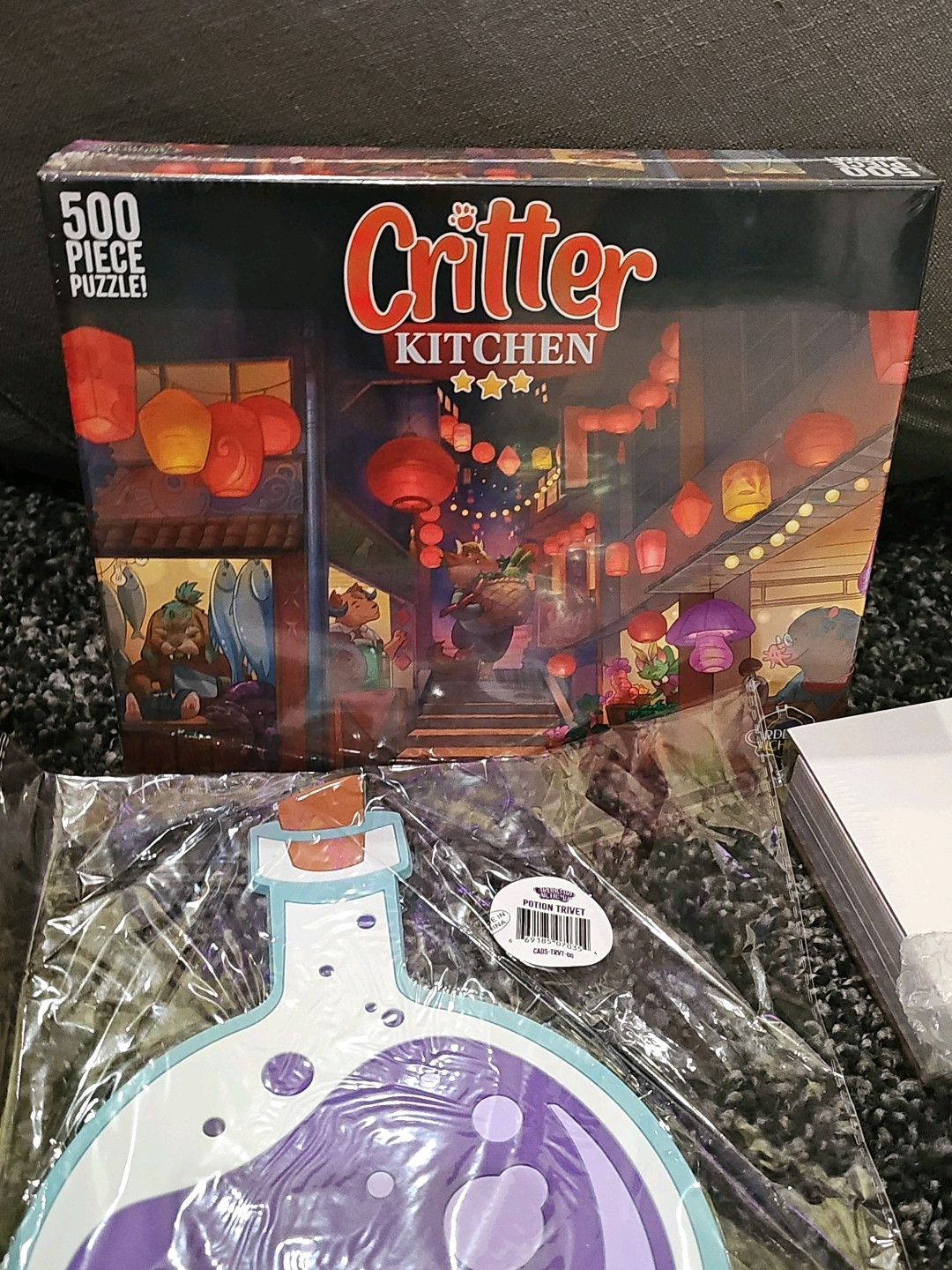 Critter Kitchen Deluxe Edition Kickstarter Merch Feast Pledge Tote Stickers New