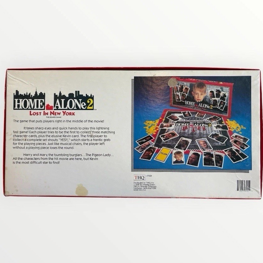 Vintage Home Alone 2 Lost in New York The Board Game 1992 Partial Set Excellent