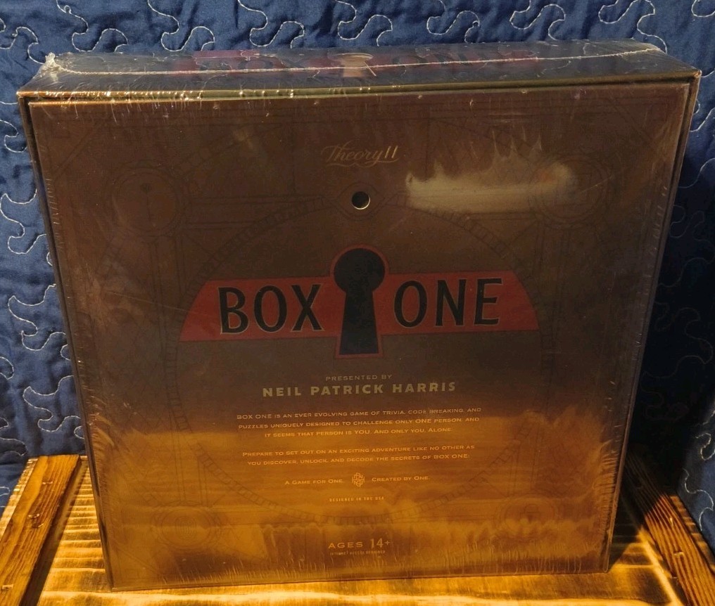 Box One Presented By Neil Patrick Harris Theory11 Trivia Game Brand New Sealed