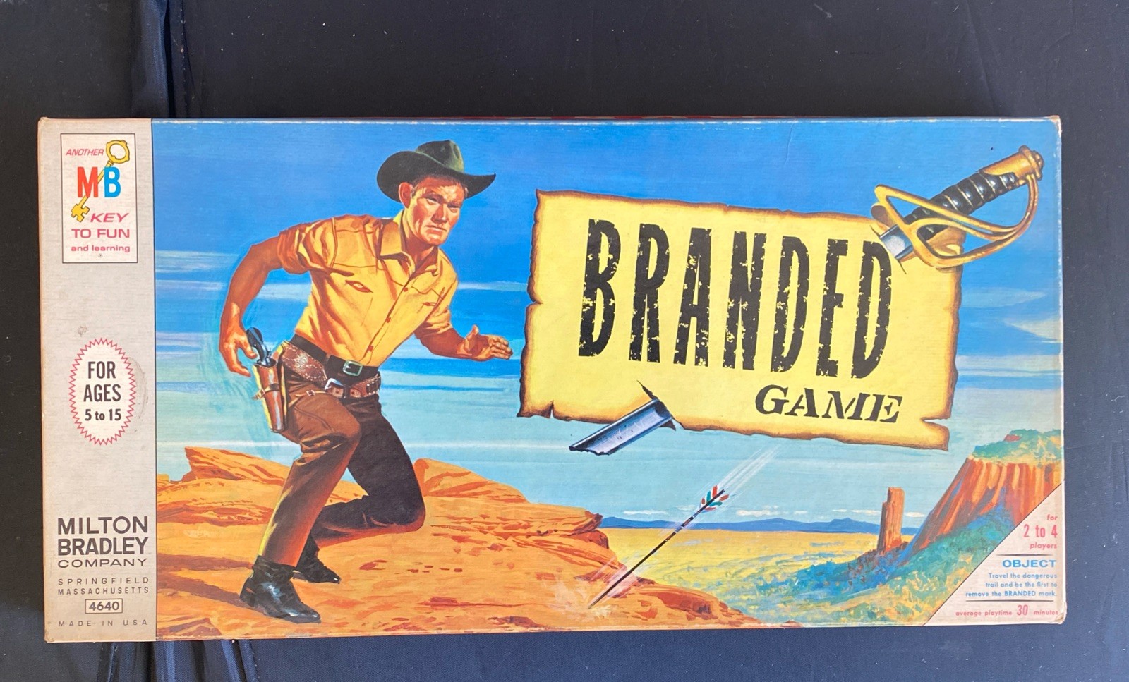 Branded Game (1966) by Milton Bradley #4640 Chuck Connors