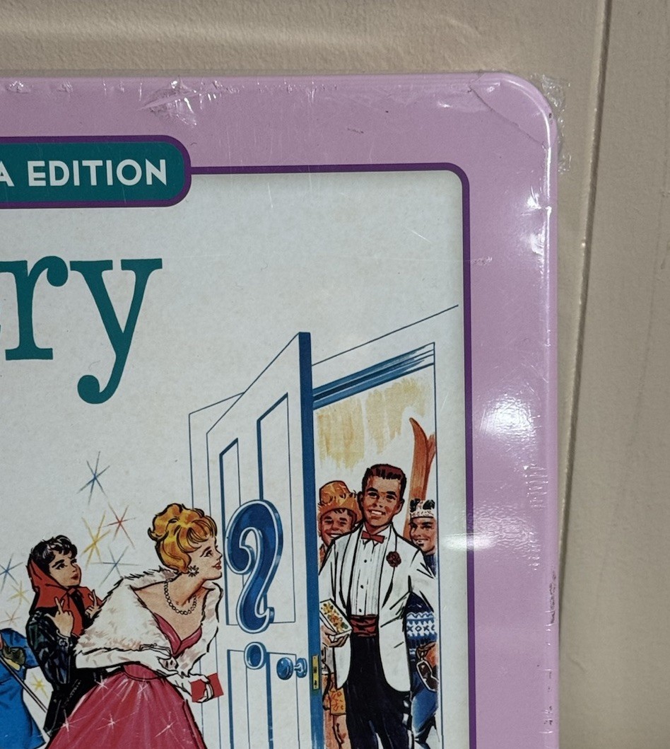 HASBRO Mystery Date Board Game Nostalgic Edition Damaged Tin NWD $40