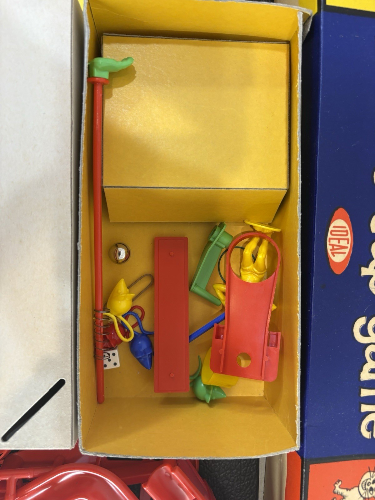 Ideal Mouse Trap Board Game 1963 Vintage Complete Set 22 x 14 x 3.5 Inch See Pic