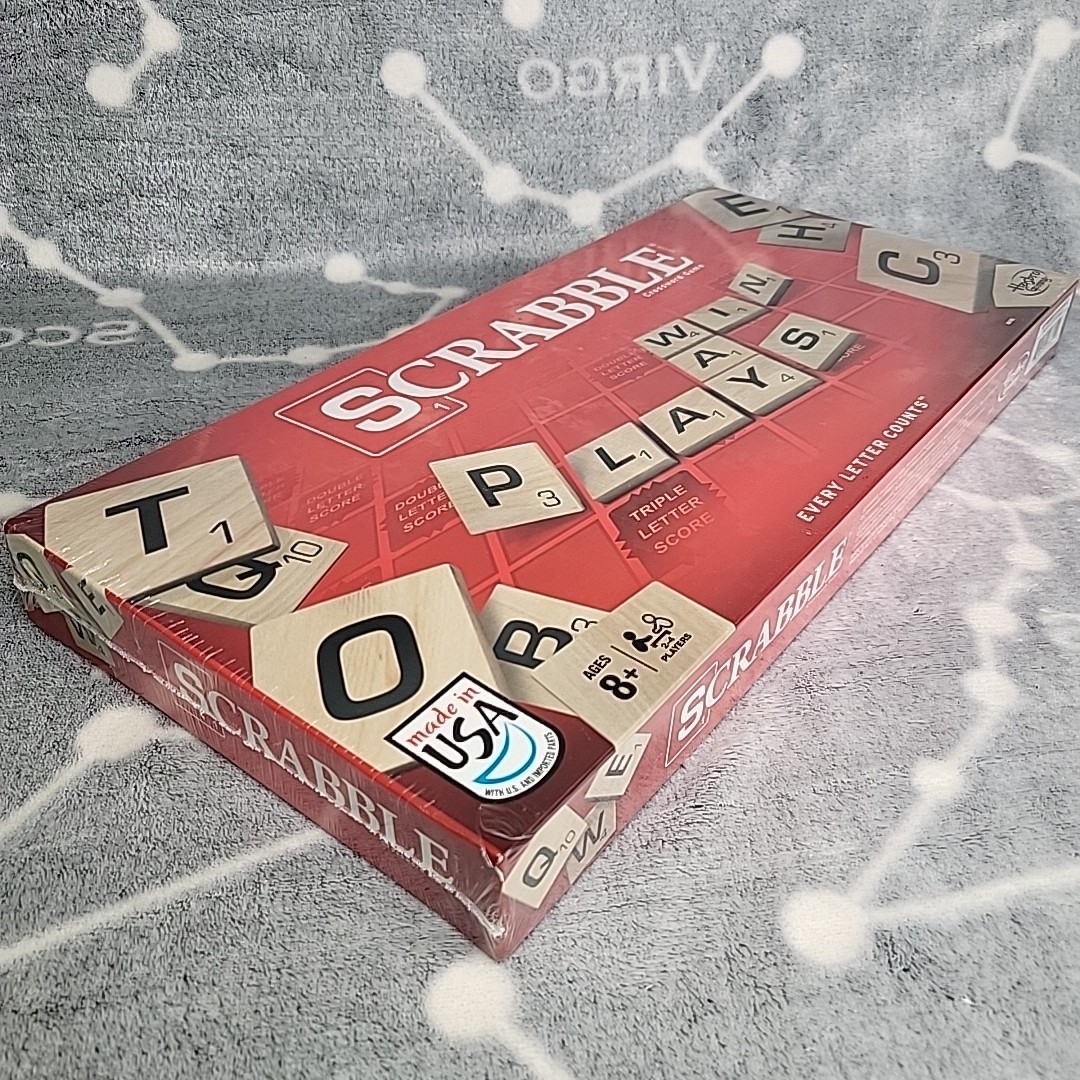 Hasbro Classic Scrabble Board Game for Kids Family Multi-Player Fun New Sealed