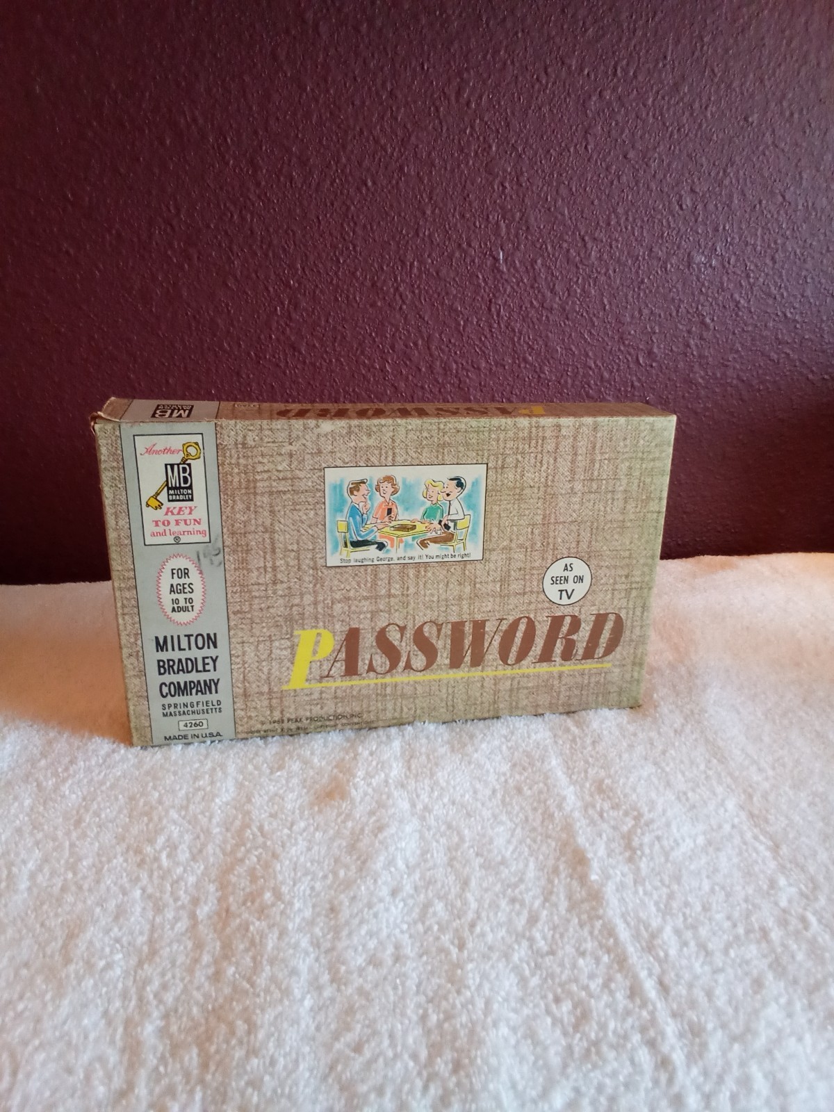 Vintage 1962 Milton Bradley Password Game#4260 Complete Game!