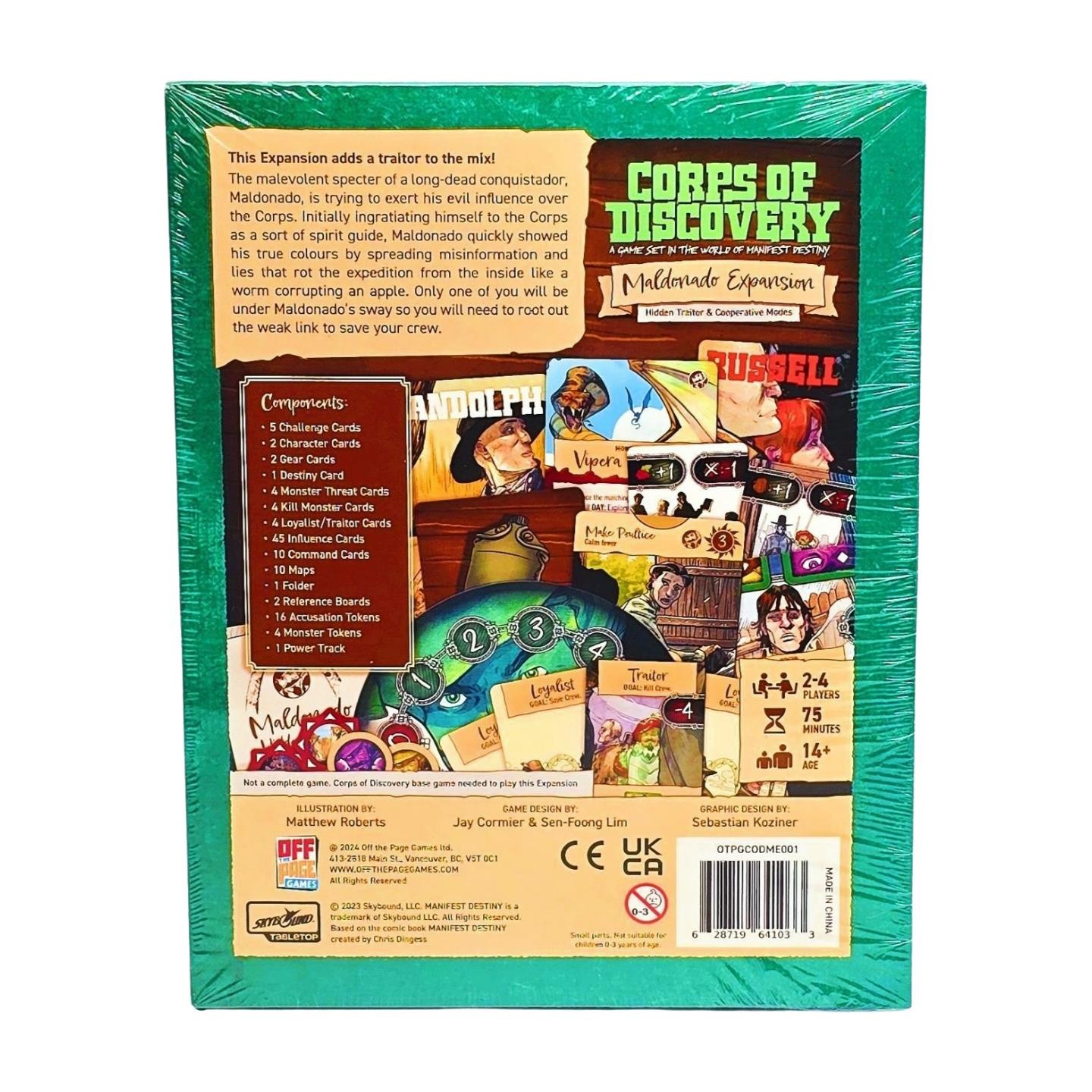 Corps of Discovery Retail Ed. + 4 Expansions by Off the Page Games – SEALED