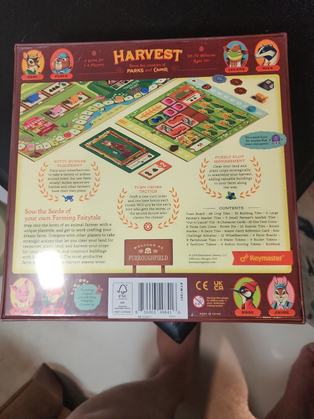 Harvest Board Game by Keymaster Games NEW In Shrink Wrap
