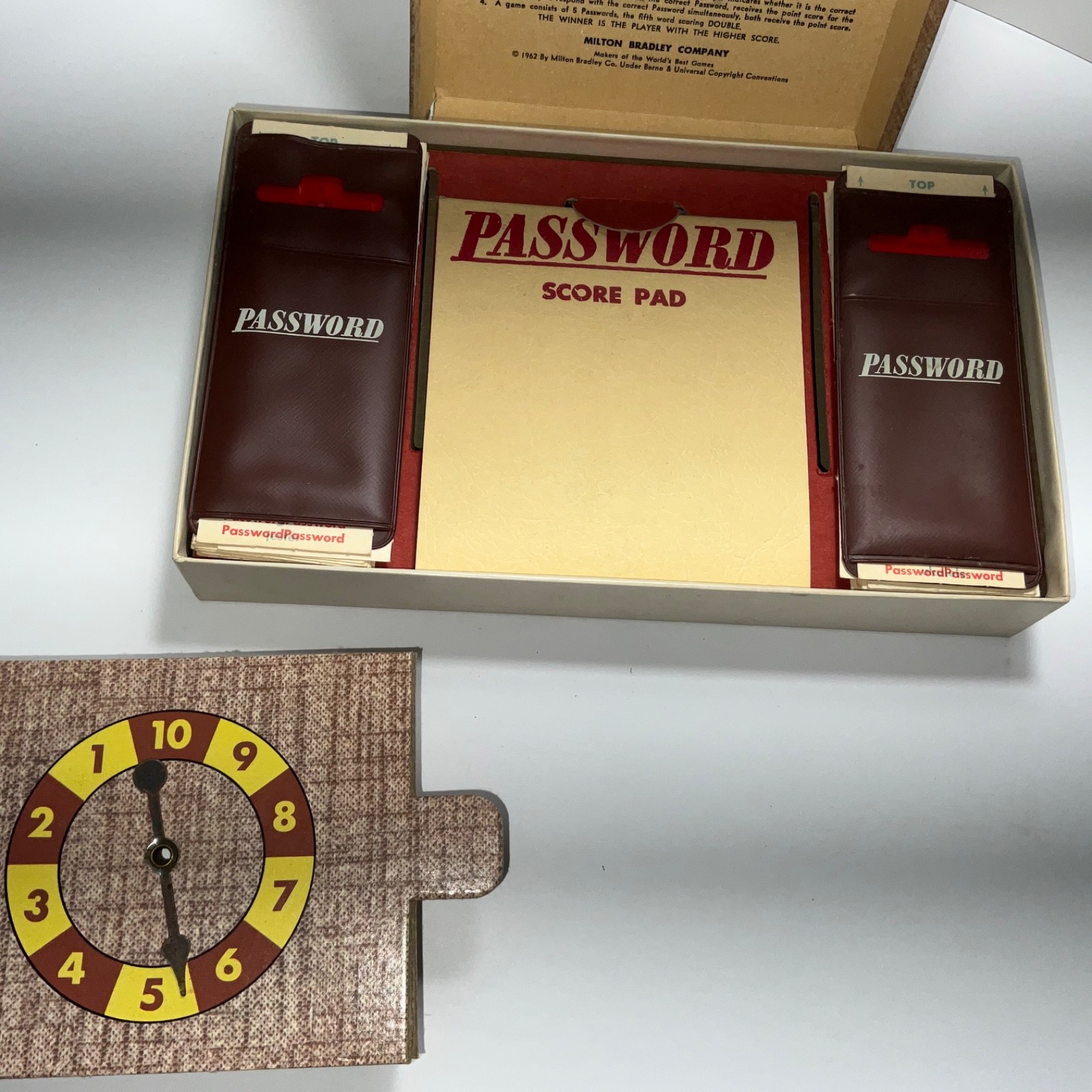 Vintage 1962 Milton Bradley Password Game #4260 COMPLETE Made In USA