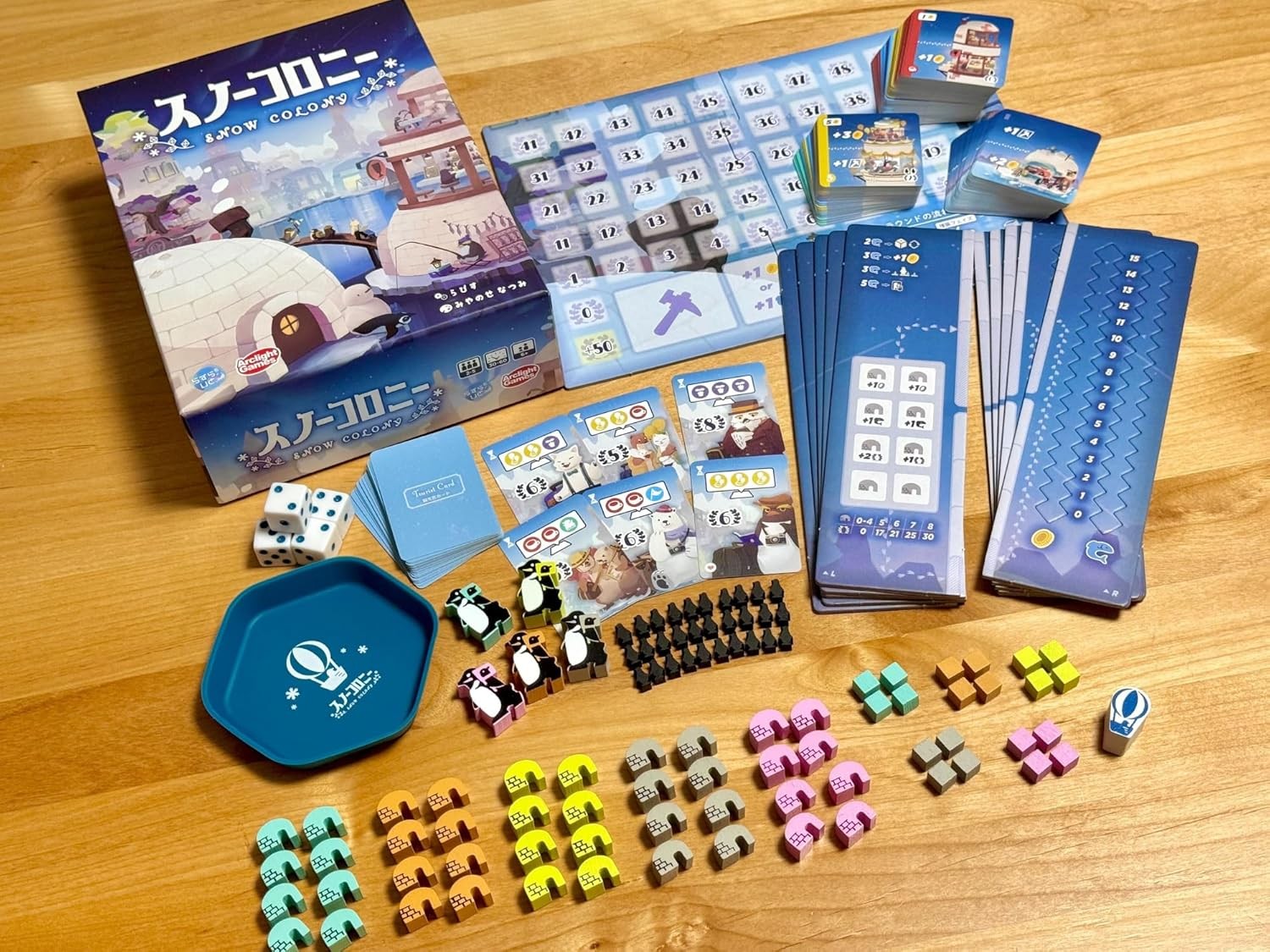 Arclight Snow Colony (2-5 Players, 30-60 Minutes, Ages 6+) Board Game Japan
