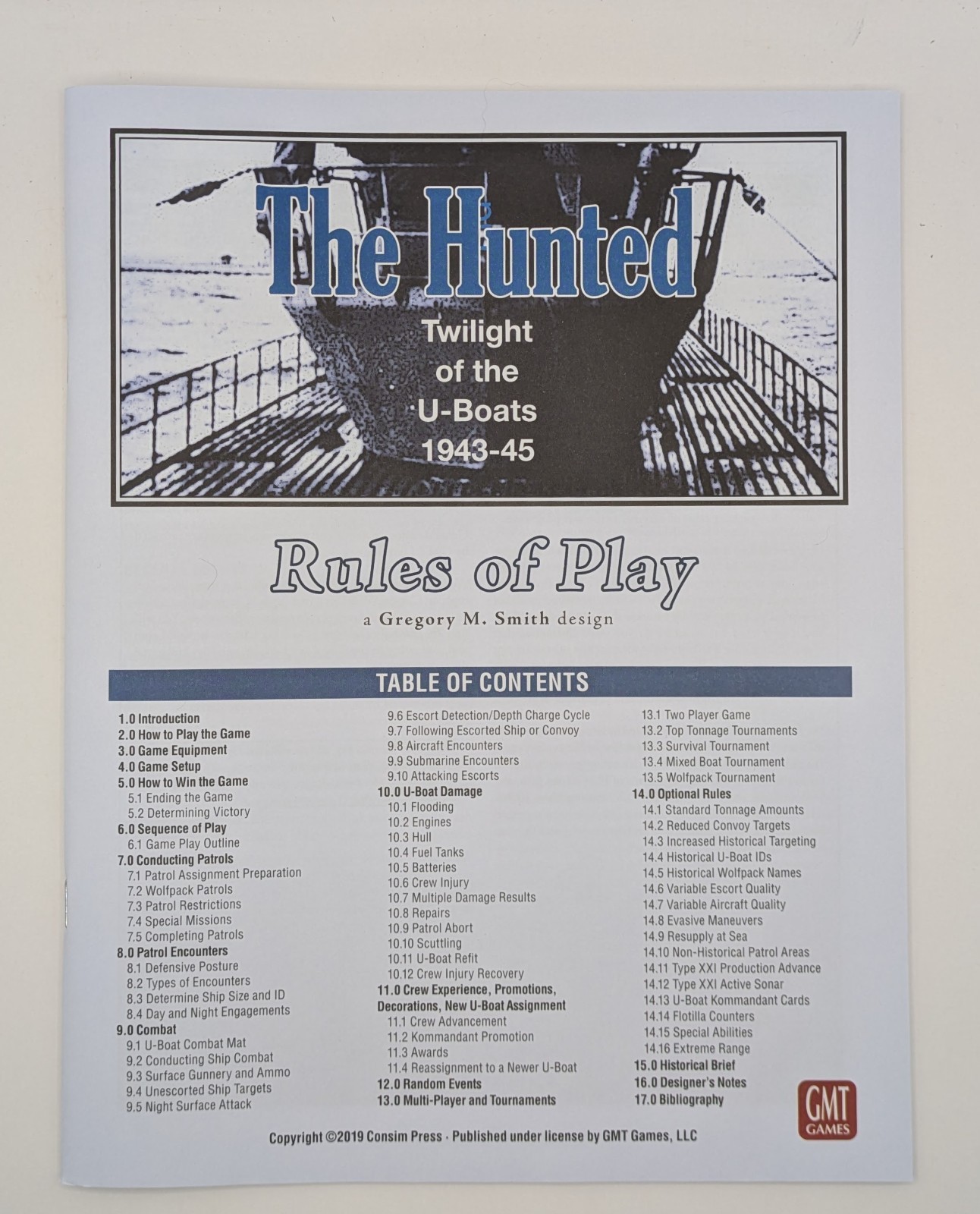 The Hunted: Twilight of the U-Boats 1943-45 (2019 GMT Games LLC)
