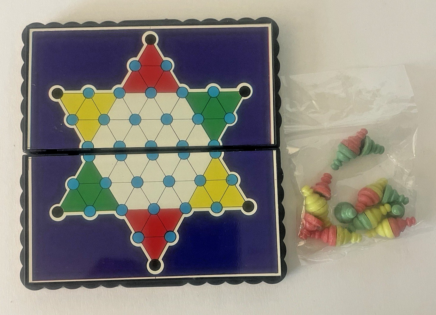 RUSS POCKET PASTIMES Magnet Travel Games 80’s Bingo Racing Space Chinese Checker