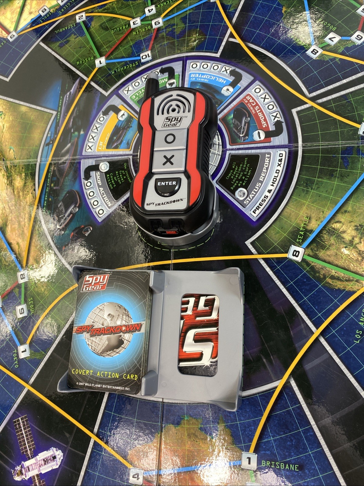Spy Trackdown Game (For Parts, NOT Complete) Missing Some Cards (Read)