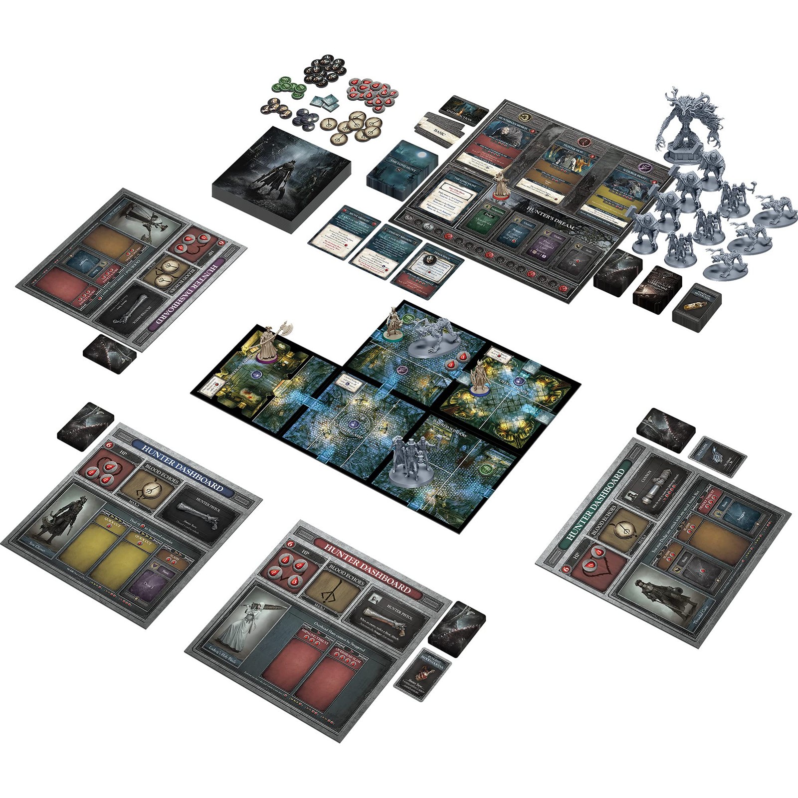 Bloodborne The Board Game Immersive Adventure Strategic Combat for 1 to 4 Pla…
