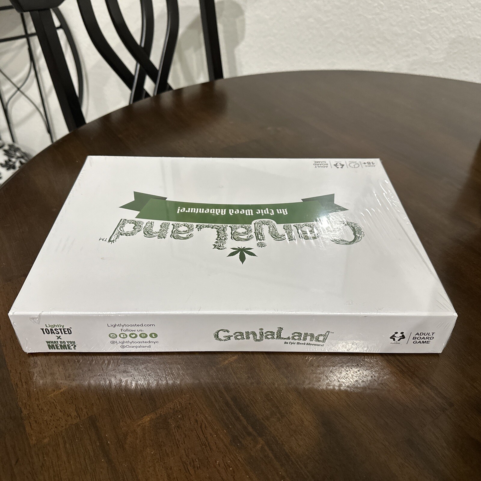 GanjaLand An Epic Weed Adventure Adult Board Game New Sealed