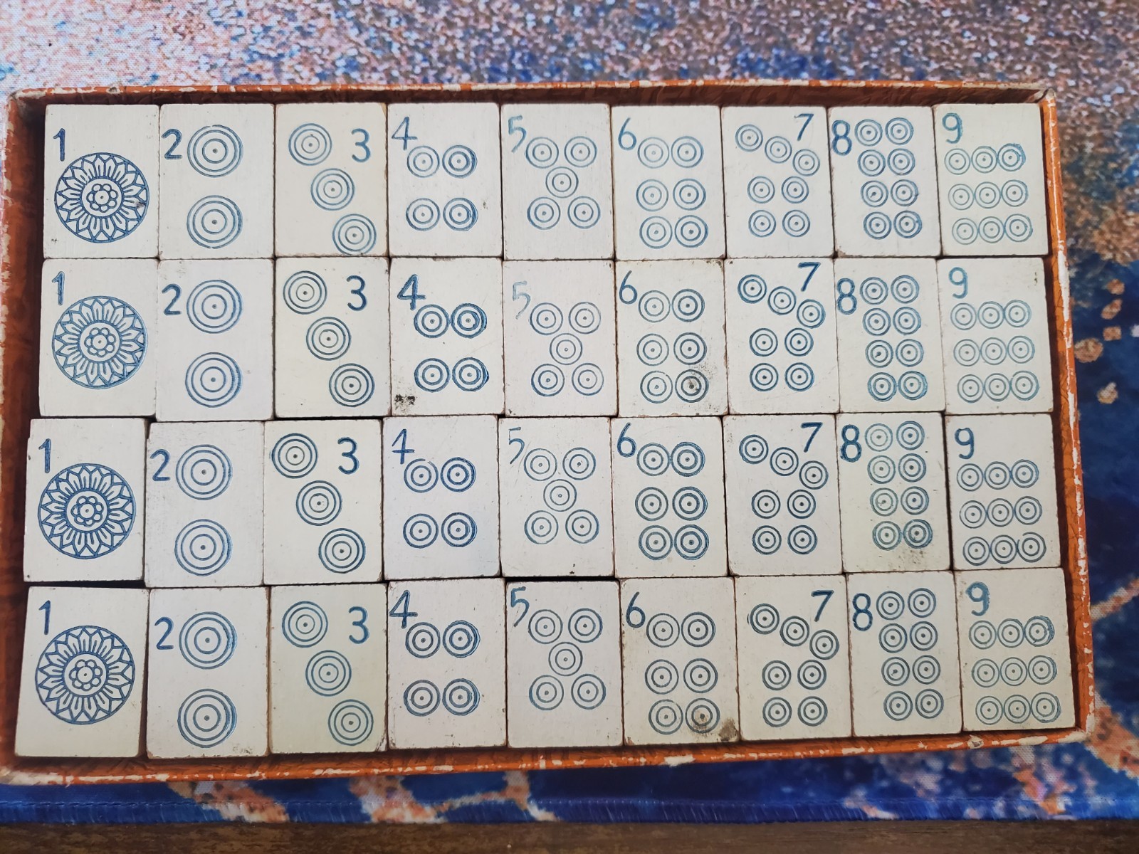 Rare Vintage 1920s Hillson’s Chinese Game of Ma Chiang (Mahjong)