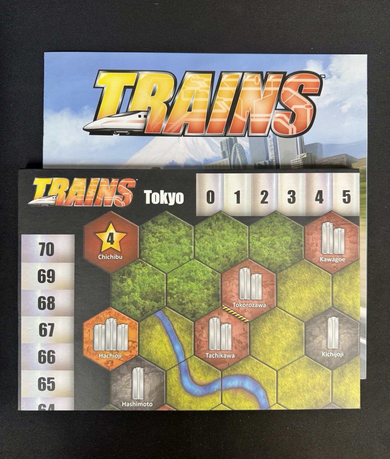 Trains – AEG Games – Unplayed – Expansion Map Pack 1 – Sealed – 100% Complete