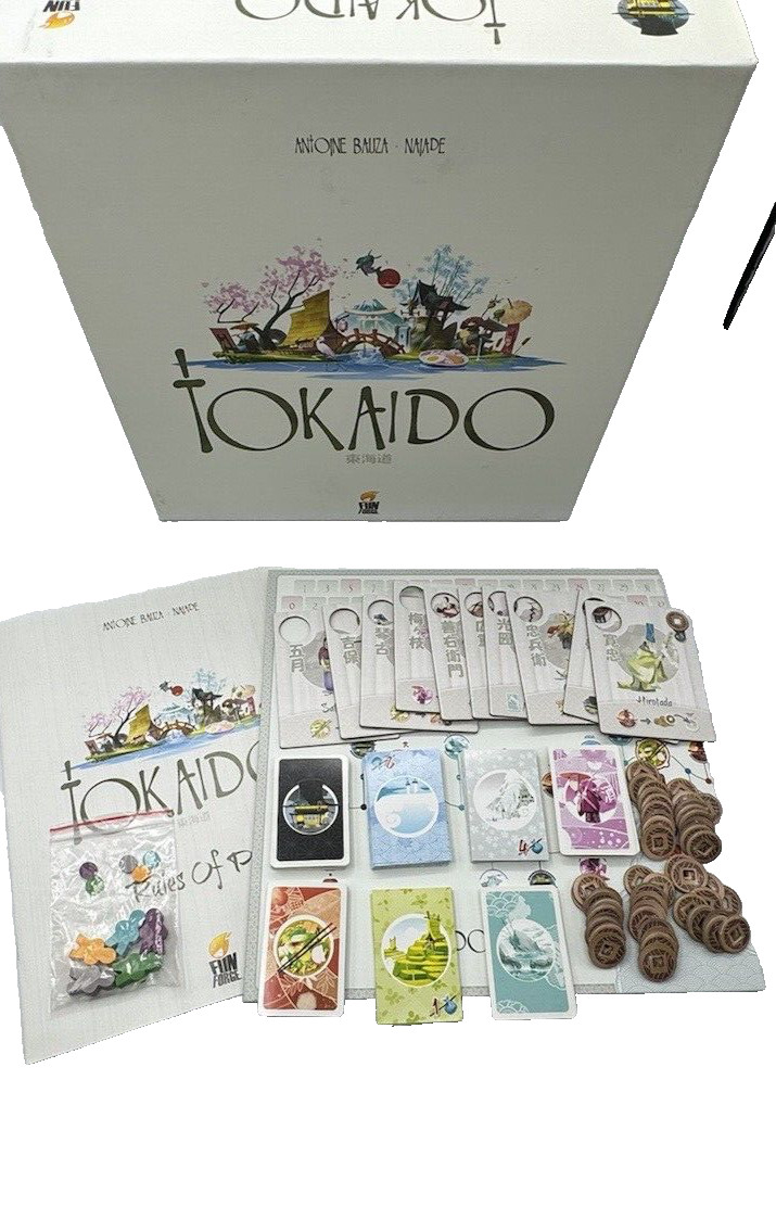 Tokaido Board Game Fun Forge Game COMPLETE