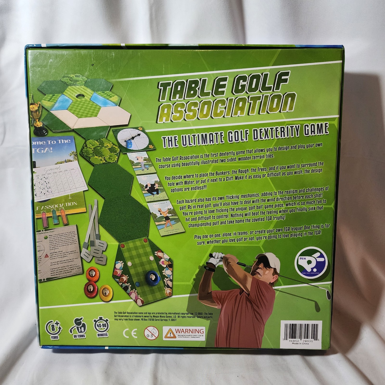 TGA Table Golf Association The Ultimate Golf Dexterity Game
