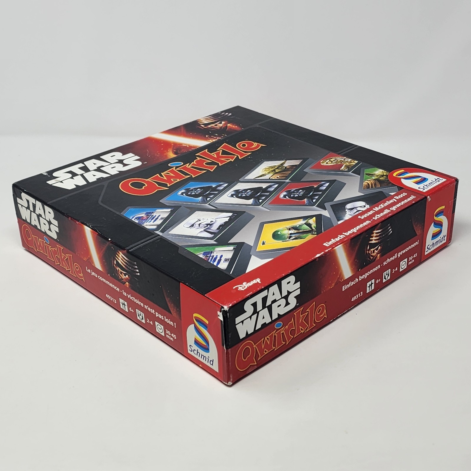Star Wars Qwirkle European Edition Strategy Board Game Schmidt 2015 Complete OOP