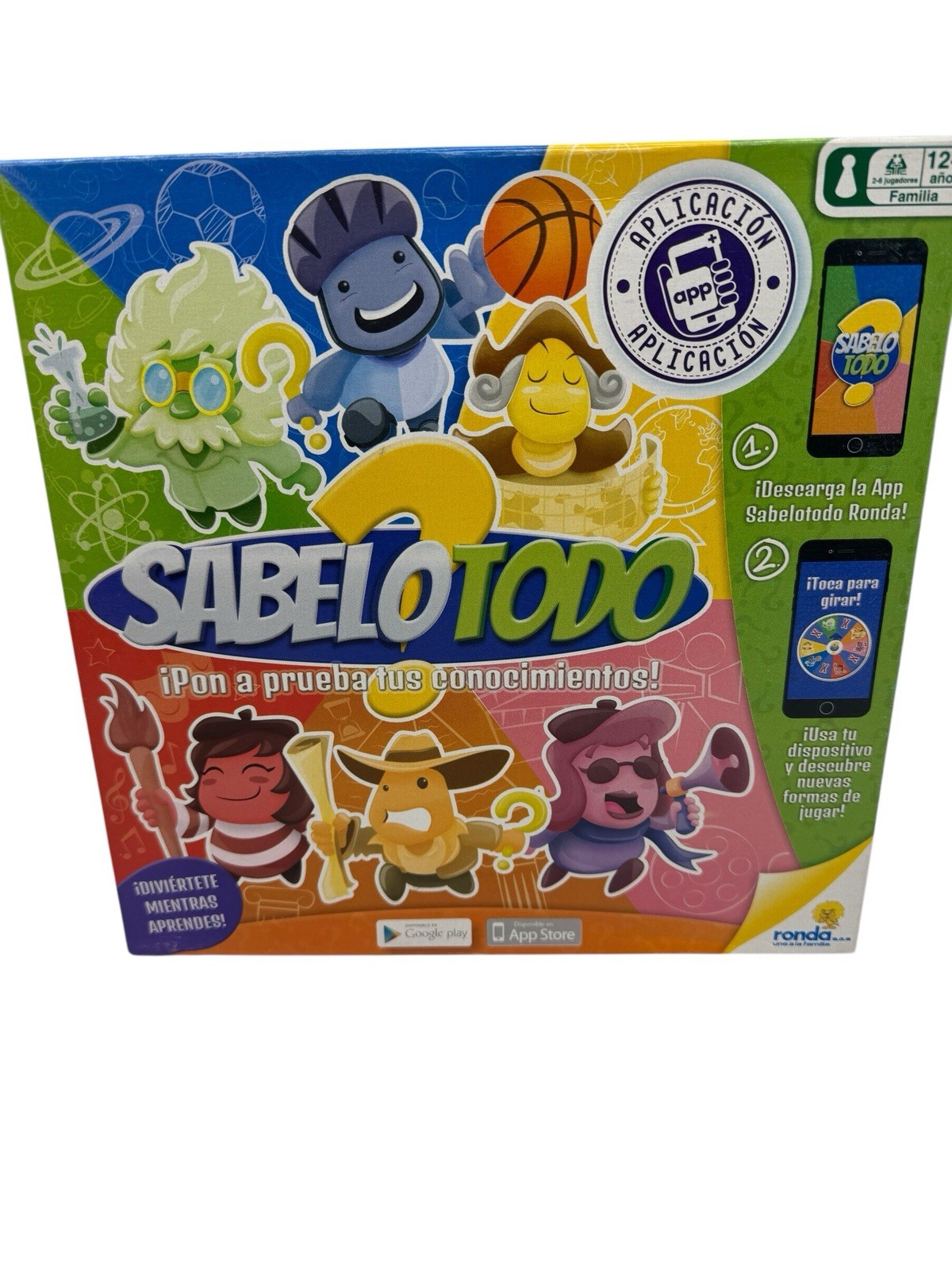 Sabelotodo Ronda Spanish Board Game Familia Colombia Trivia Questions