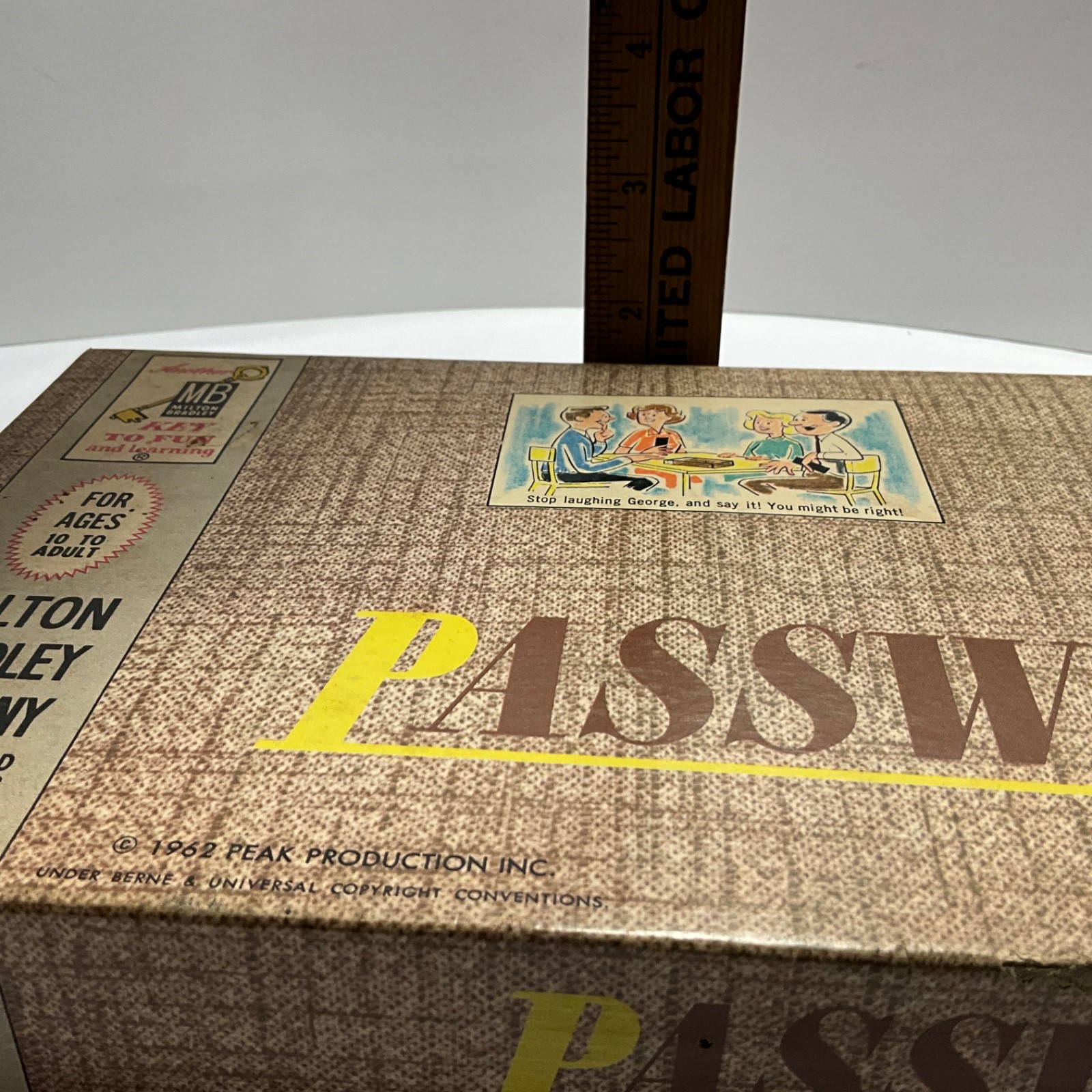 Vintage 1962 Milton Bradley Password Game #4260 COMPLETE Made In USA