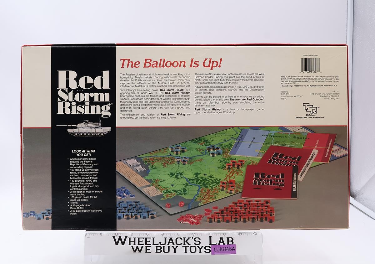 Red Storm Rising Board Game 100% Complete 1989 TSR Inc