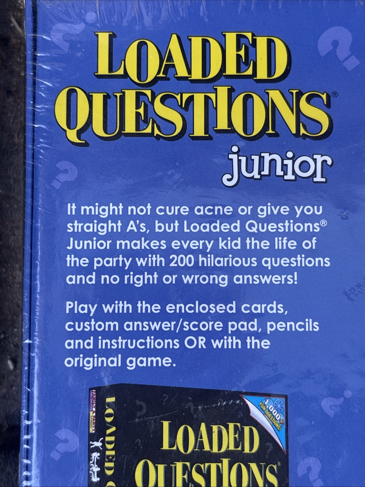 Loaded Questions Junior Ages 6+, 4-6 Players Game Of Who Said What