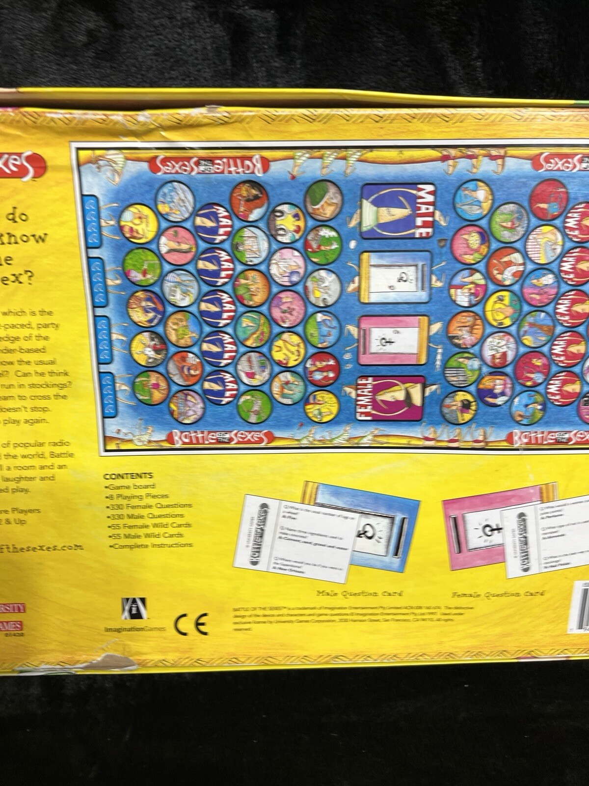 Battle Of The Sexes Board Game Used Once Great Condition Mild Box Damage See Pic