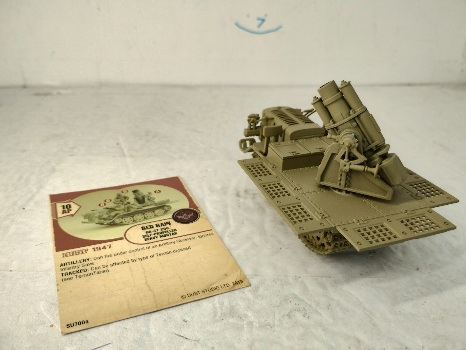 Dust Tactics: BR 47 Self-Propelled Weapon Platform red rain