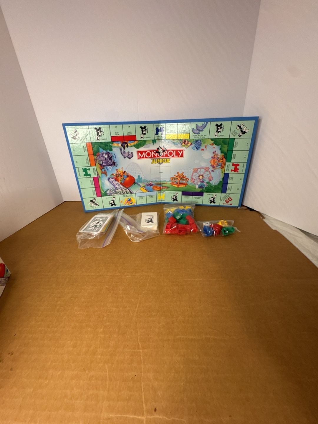 Vintage 1996 Parker Brothers Monopoly Junior Board Game