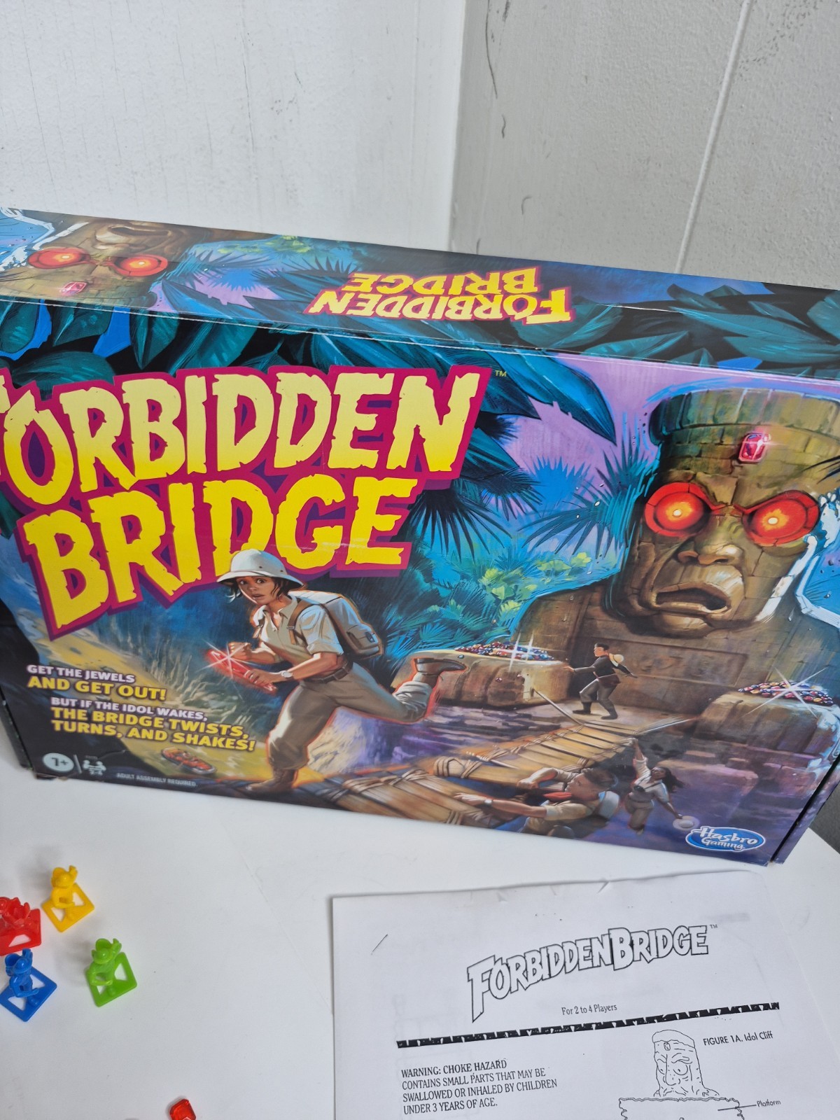 Hasbro Forbidden Bridge Board Game 2021 Complete But Some Replacement Parts READ