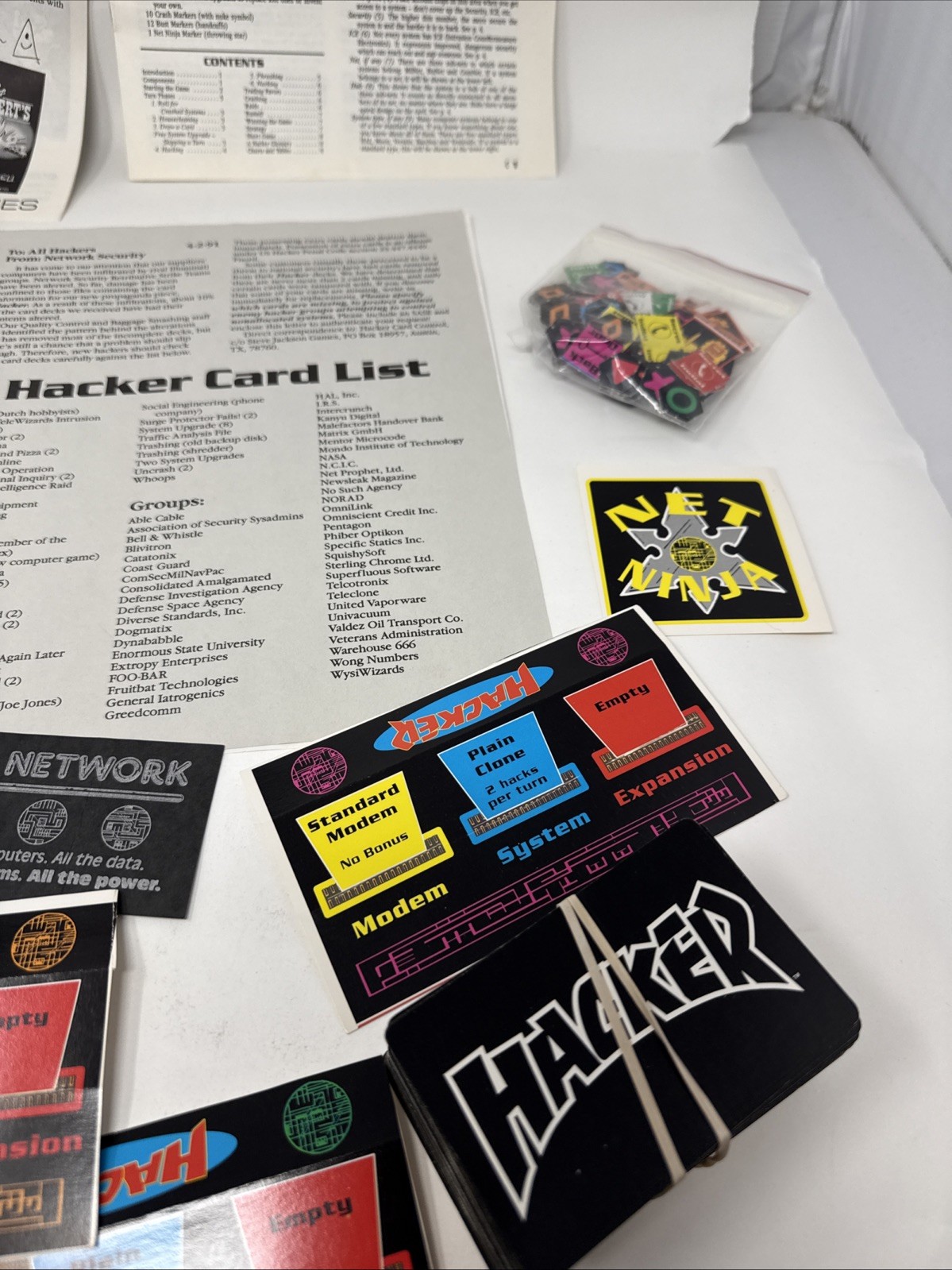 Steve Jackson Games Hacker The Computer Crime Card Game 1313
