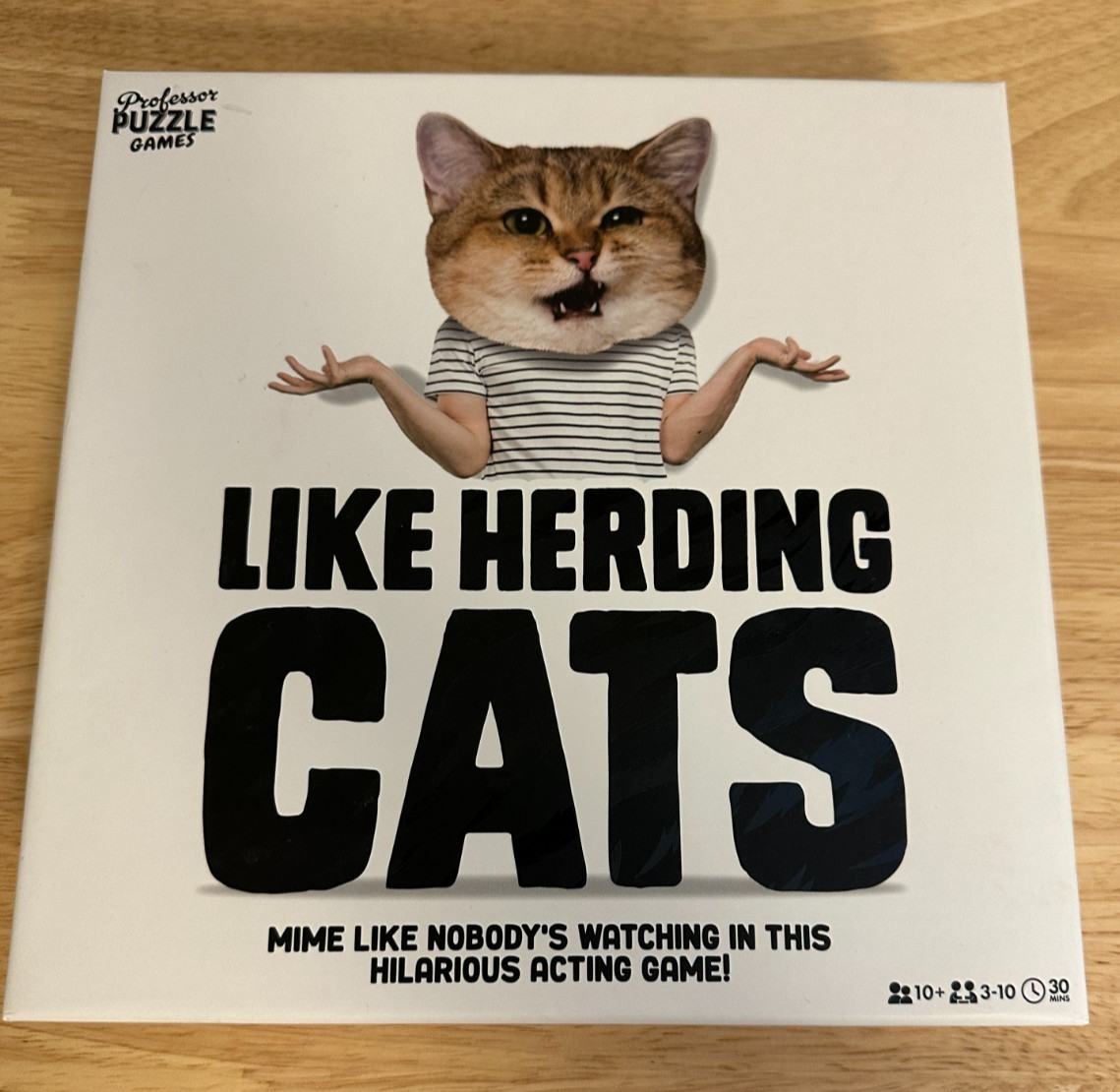 Like Herding Cats Hilarious Acting Game 3-10 Players Ages 10+ NIB
