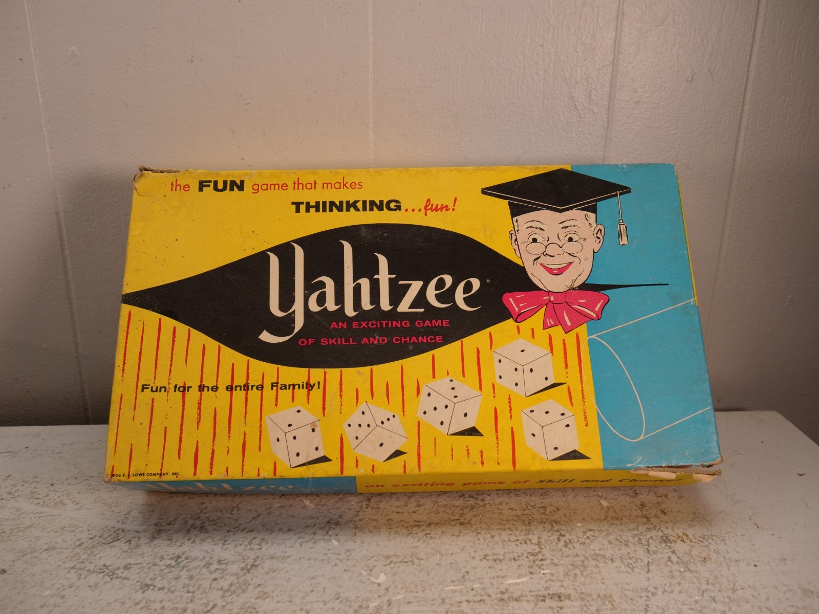 Lot of 4 Vintage Board Games Yahtzee Triple Challenge Spare Time Bowling