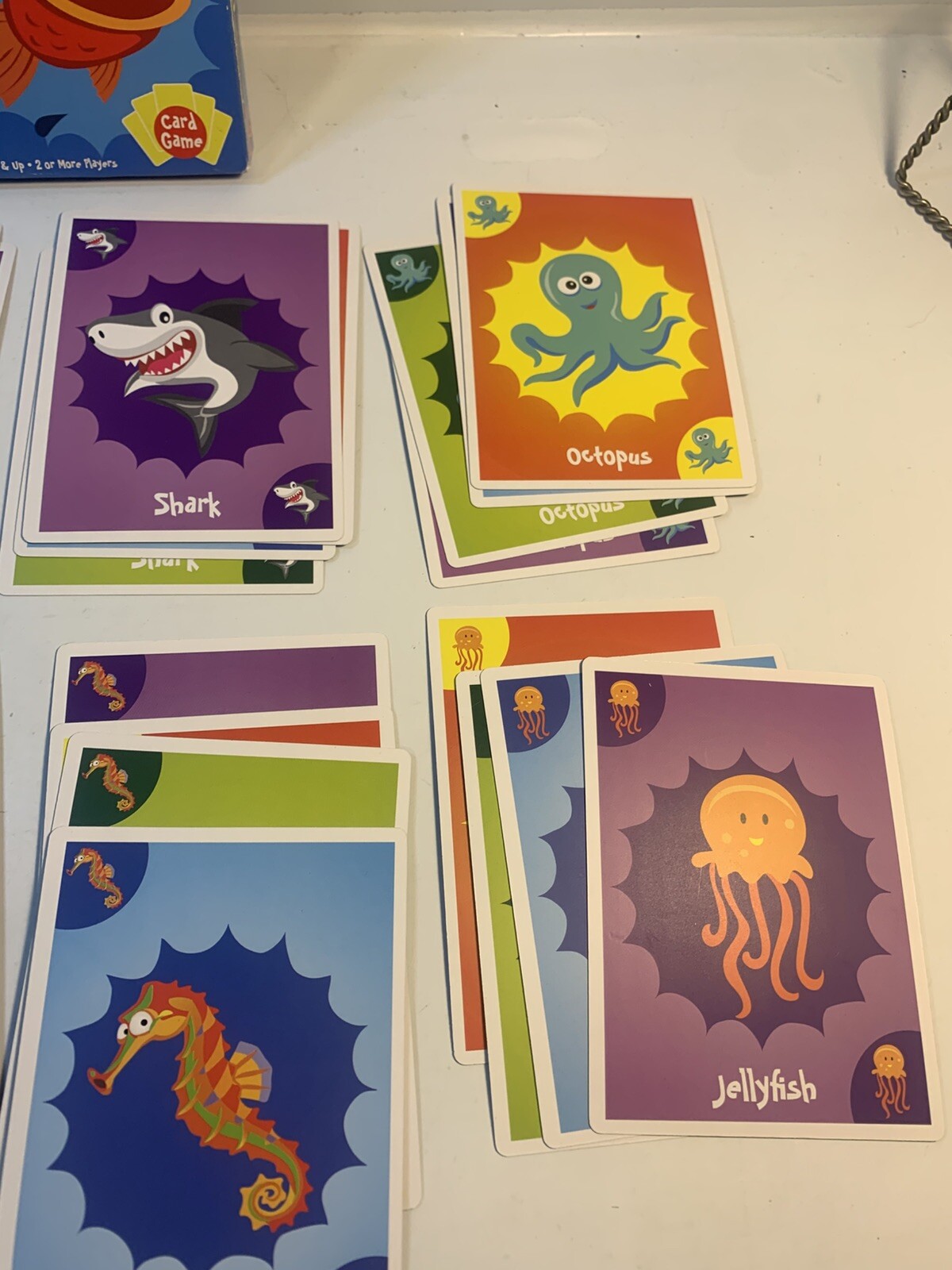 6 Assorted Kids Card Games FLASH CARDS Disney Old Maid Go Fish Vantage Insects