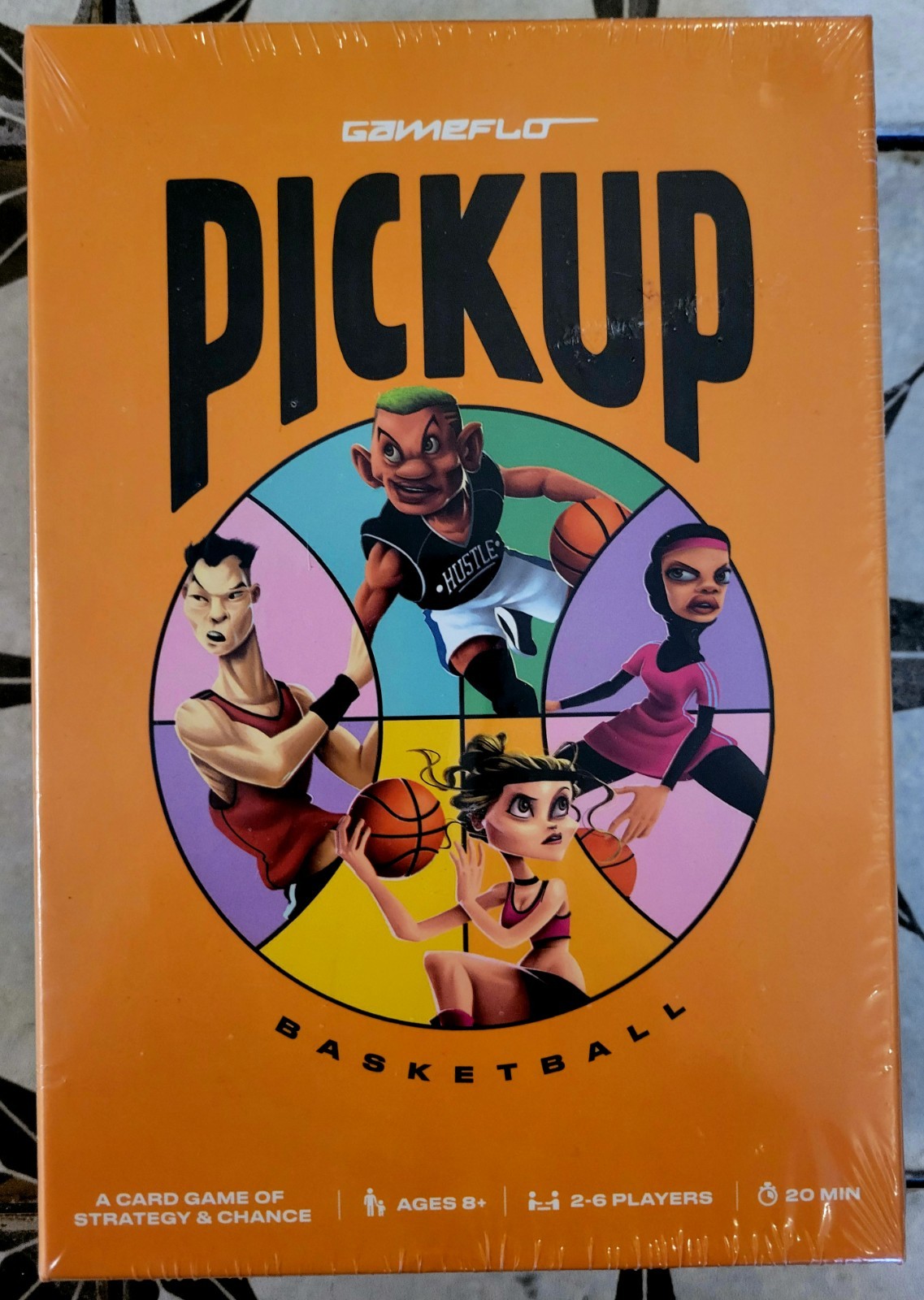Pickup Basketball Card Game Of Strategy & Chance Ages 8+ 2 -6 Players NIP Sealed