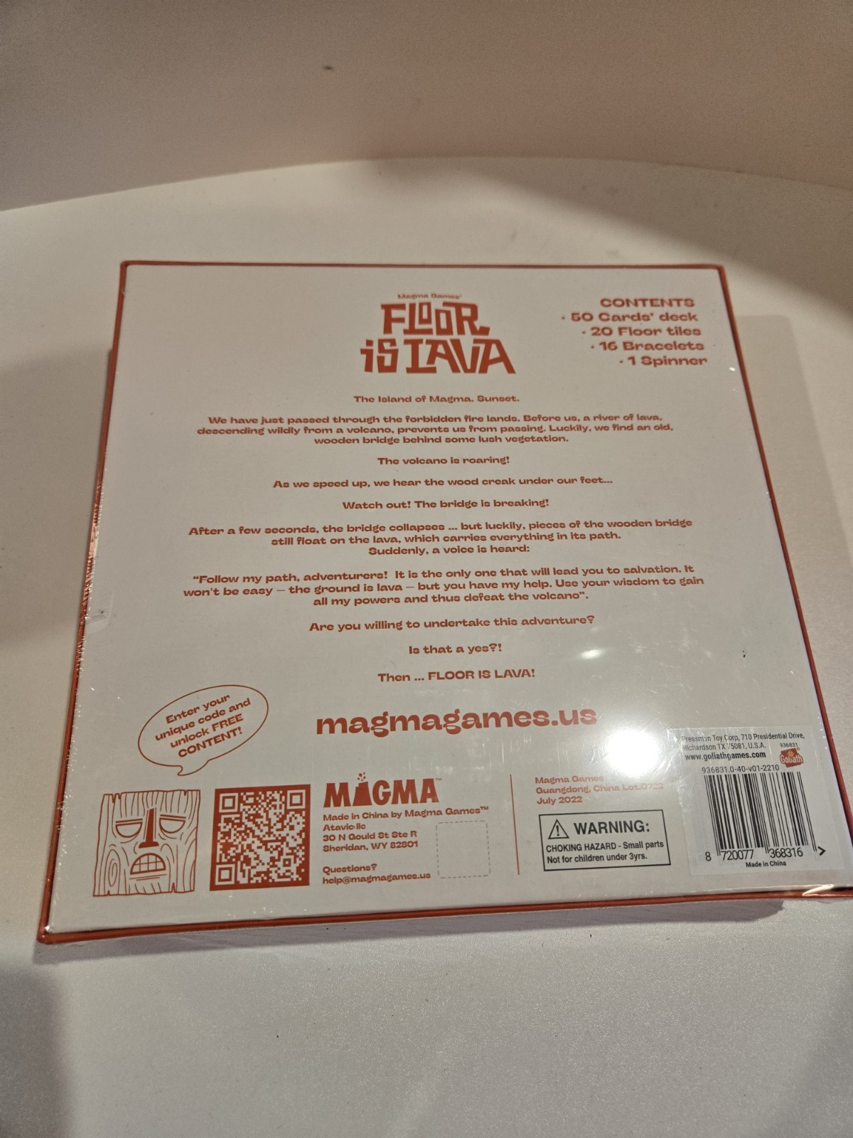 Magna Games Floor Is Lava Game New Sealed