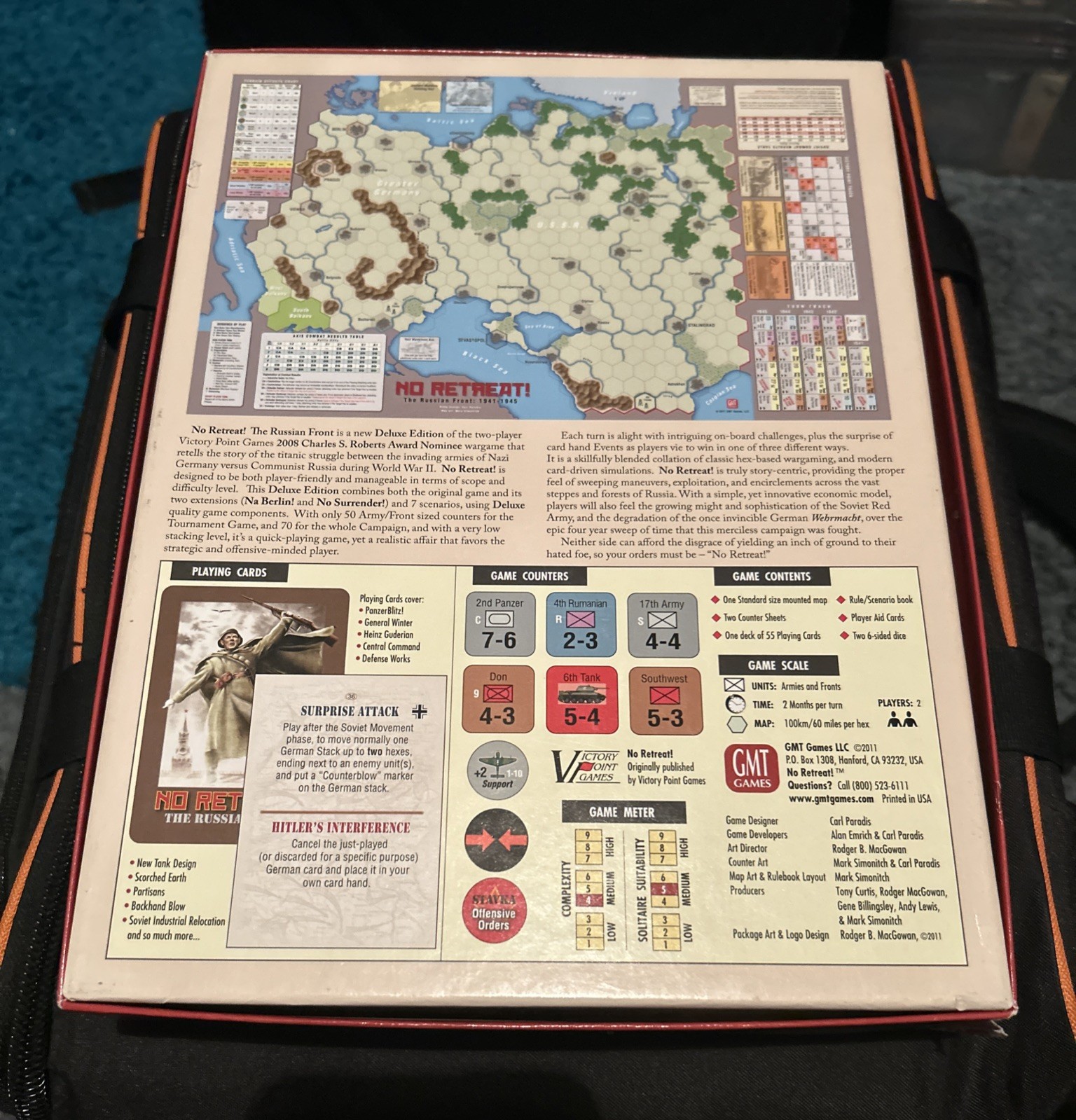 No Retreat! – The Russian Front English 2011 First Edition GMT Games