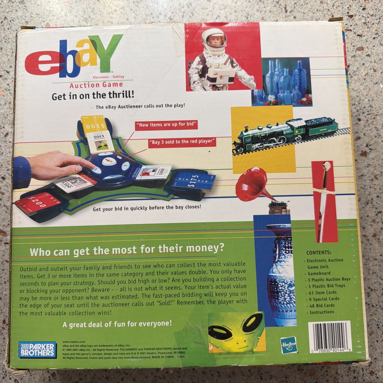 Ebay Electronic Talking Auction Game 2001 Parker Brothers Complete