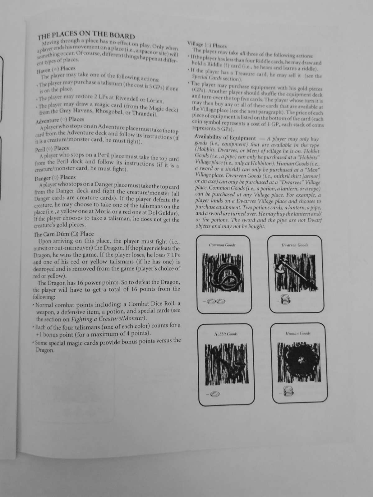 The Hobbit Adventure Boardgame I.C.E 1994 Complete