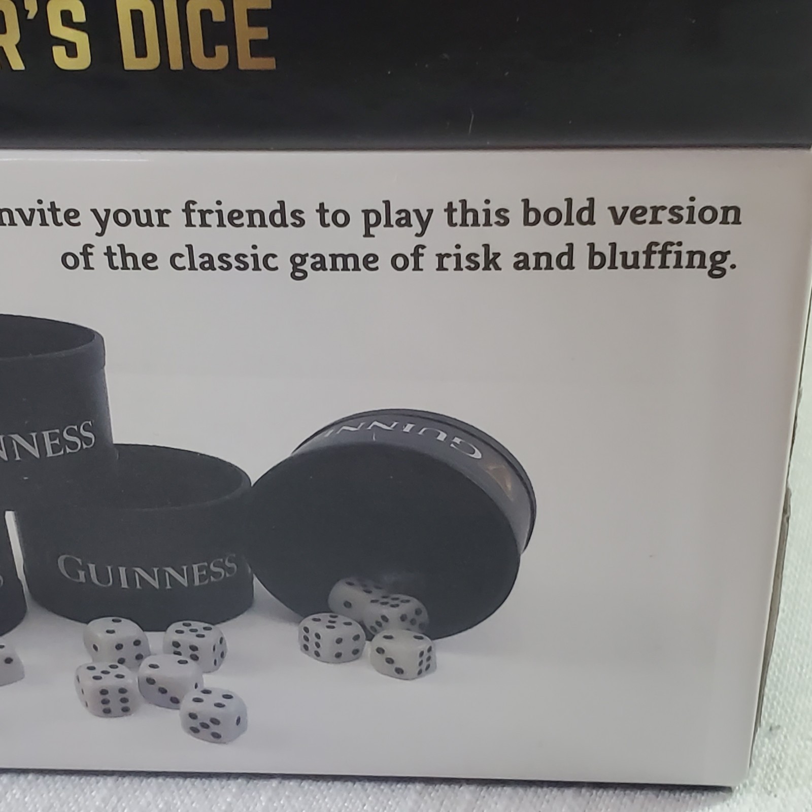 Guinness Pub Game Series, Liar’s Dice Drinking Games St Patrick’s Day